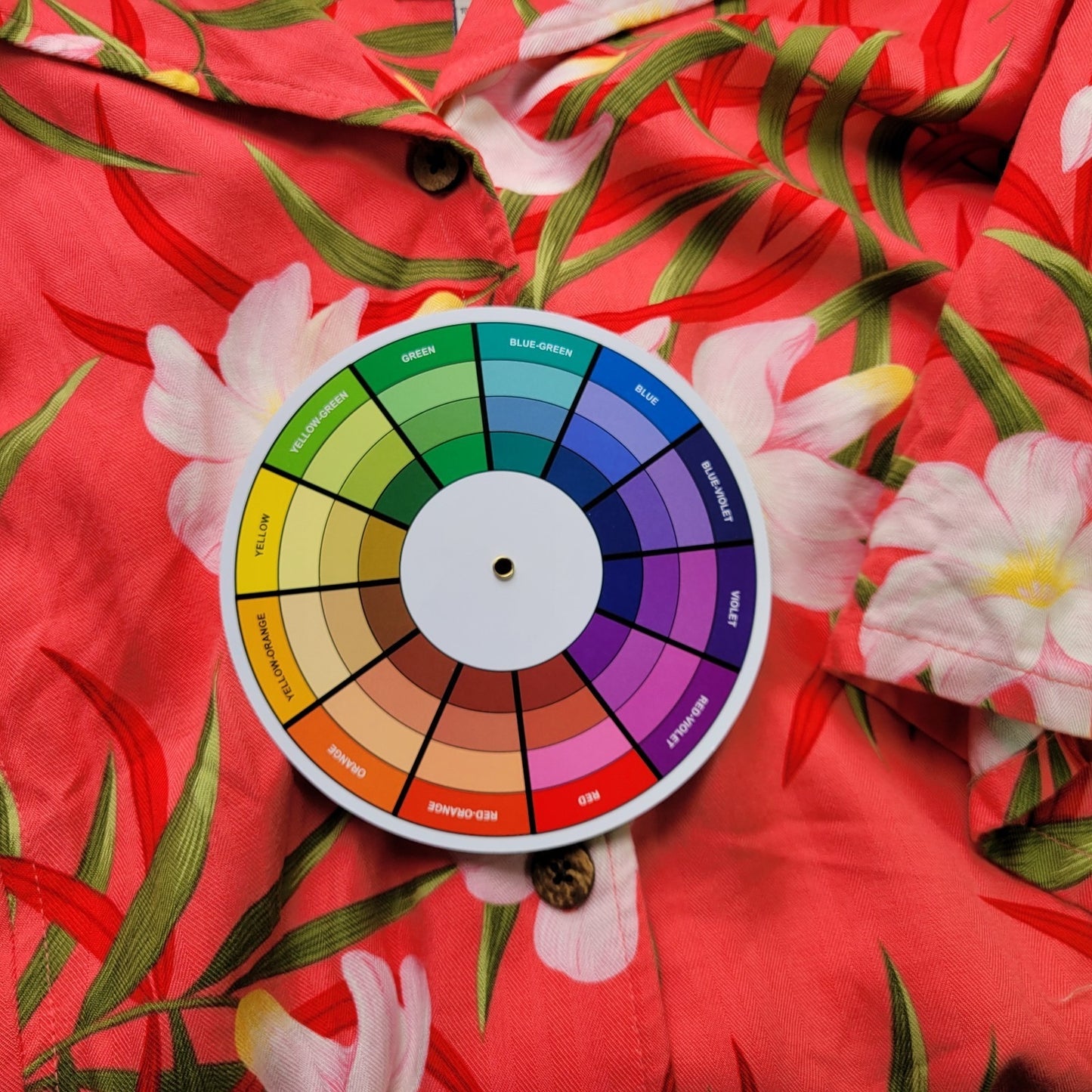 Jamaica Bay Womens Top 3X Plus Short Sleeve Button Up Pink Green Tropical Floral