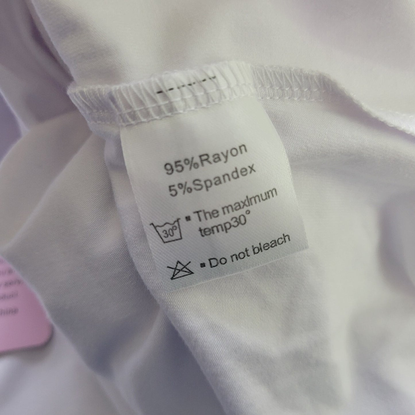 Cathy Womens Top Extra Large XL Tunic Baby Doll Long Sleeve White Pleated Rayon