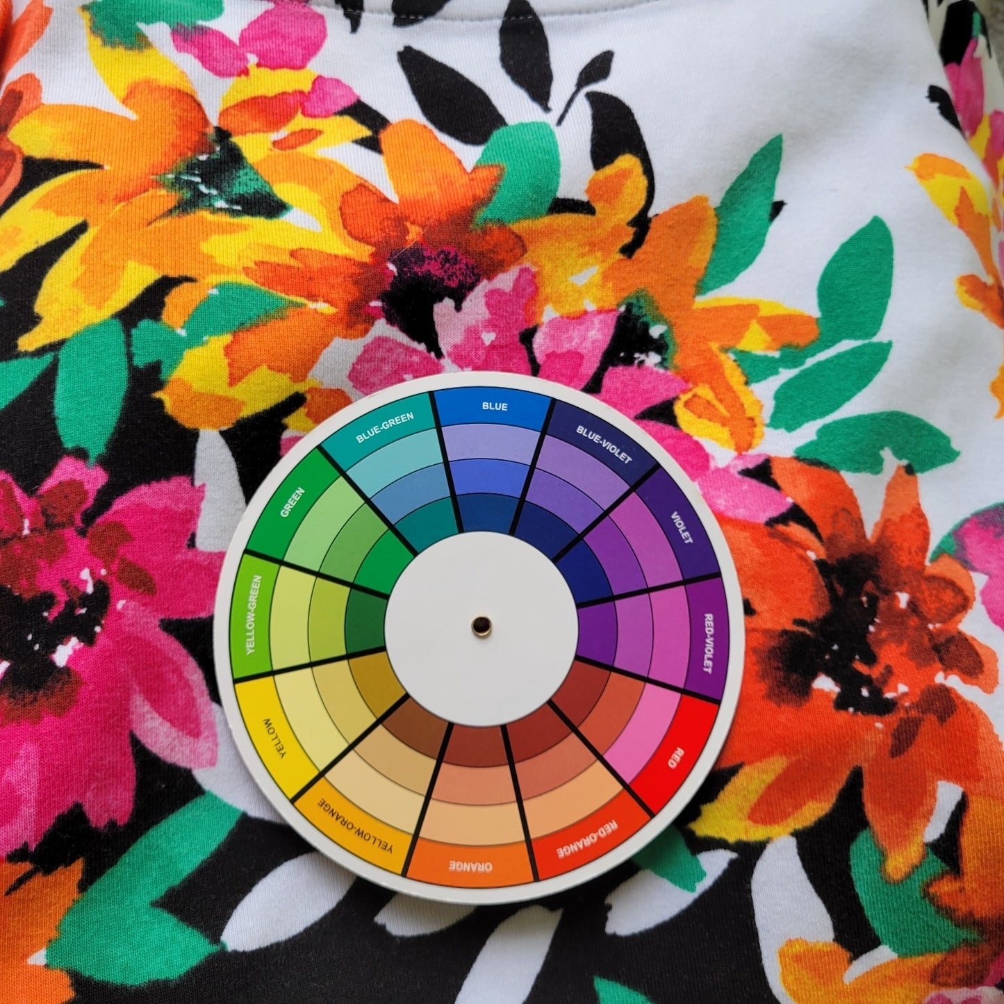 Rafaella Womens Top Extra Large 3/4 Sleeve Knit Pink Black Floral Cotton Comfy