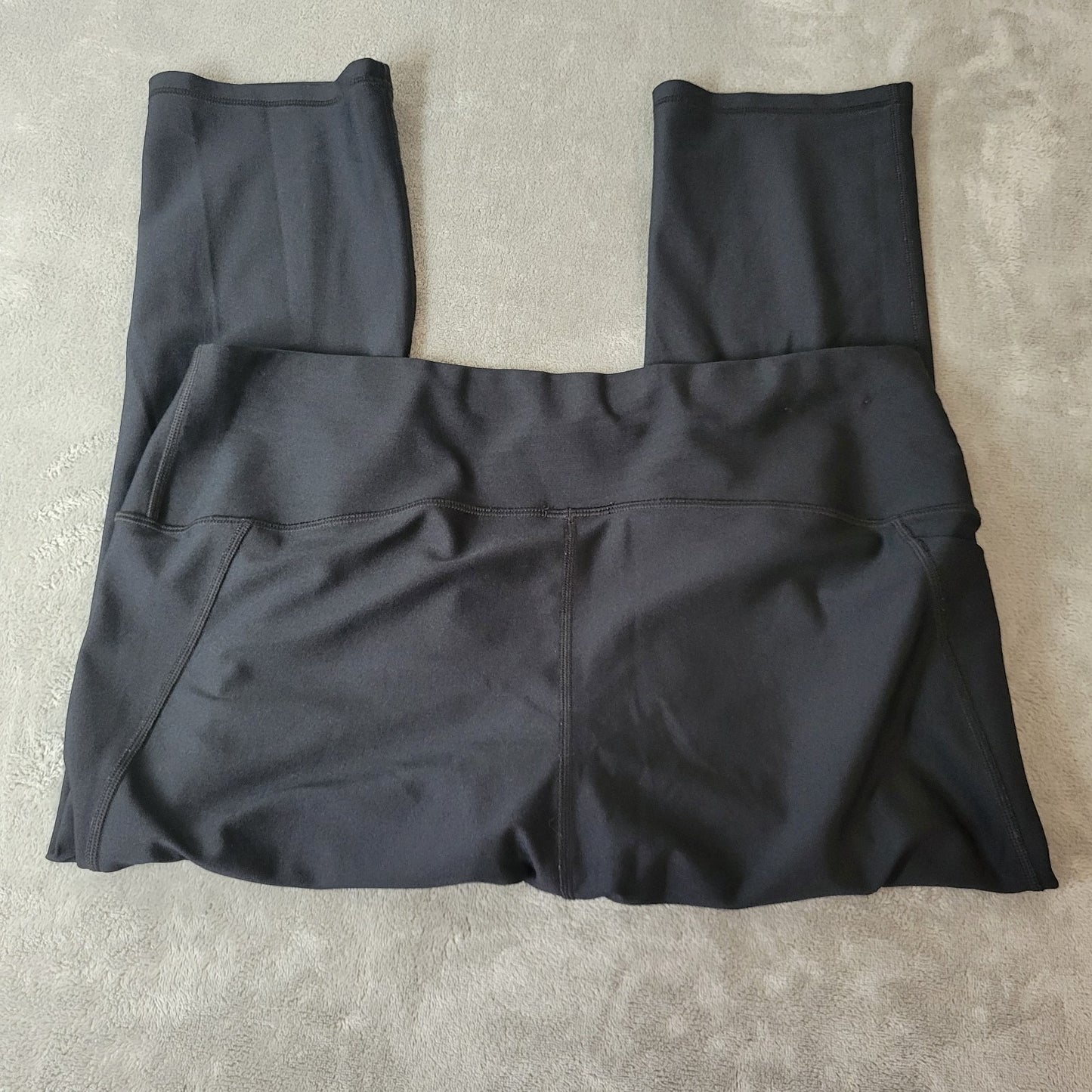 Hurley Womens Pants 2X Plus Leggings Capri Compression Black Lightweight Active