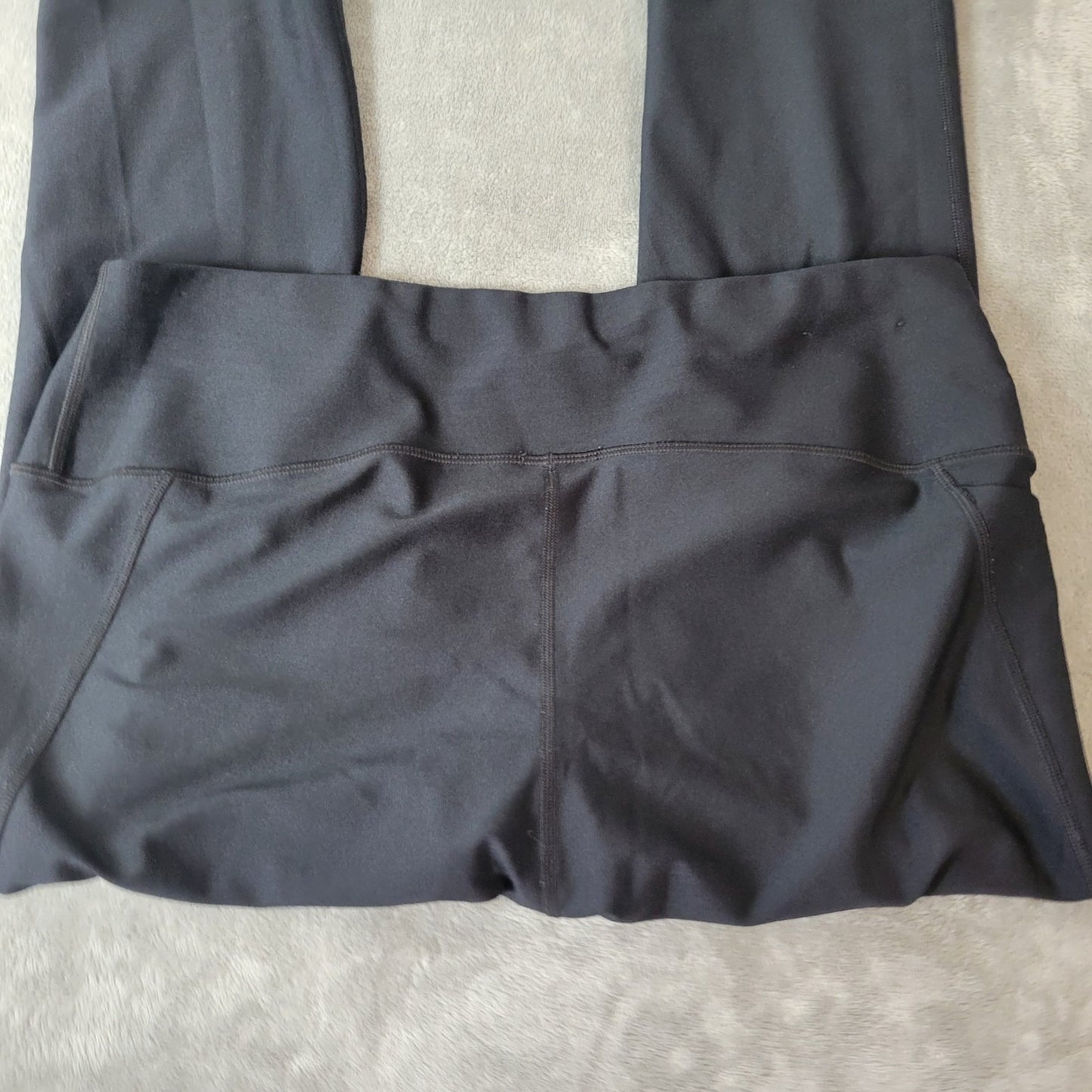 Hurley Womens Pants 2X Plus Leggings Capri Compression Black Lightweight Active