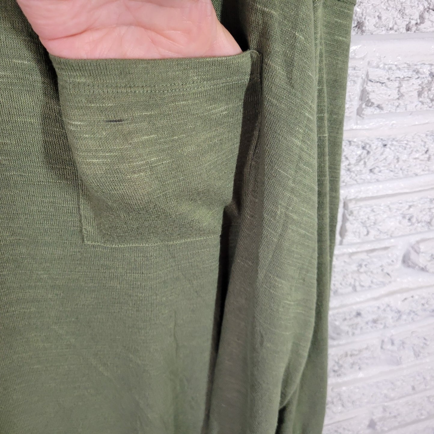 Torrid Womens Top 5 5X Plus Tunic Long Sleeve Soft Green Casual Pocket Comfy