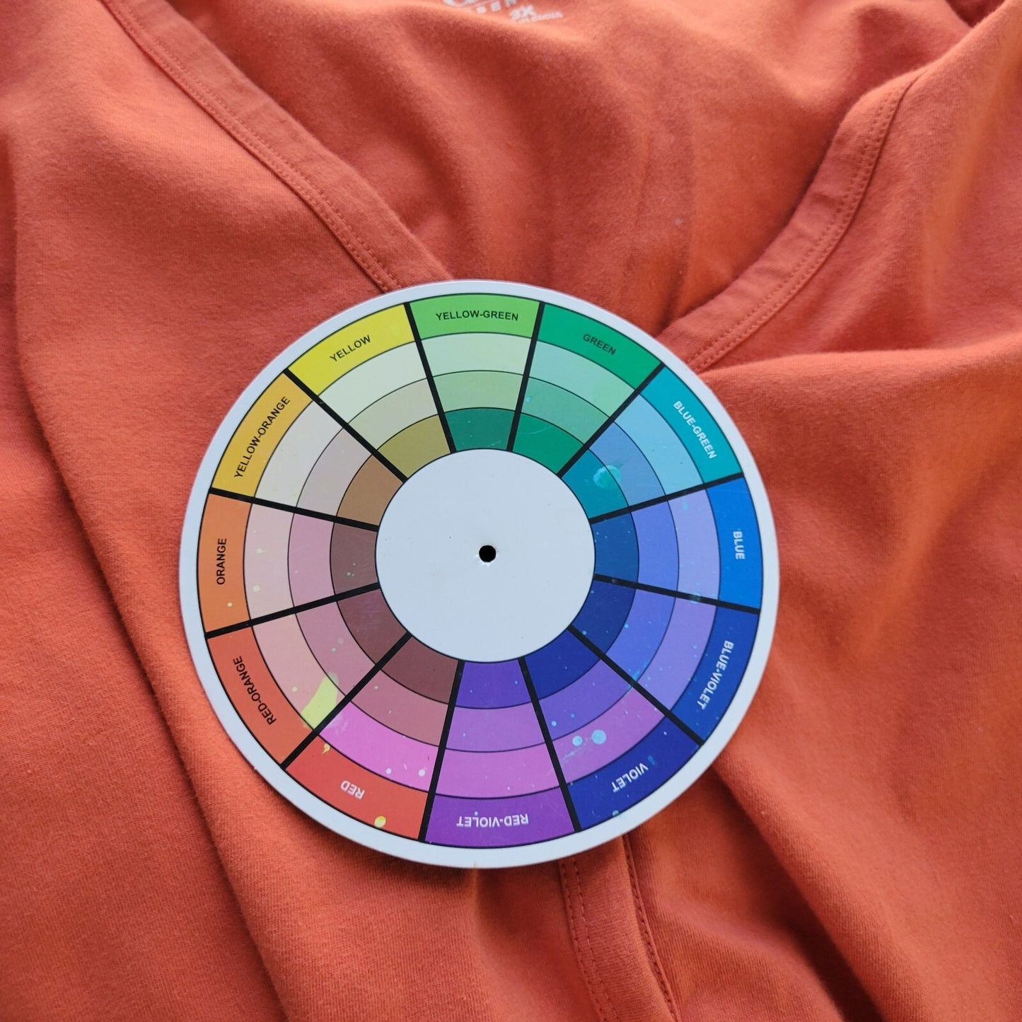 Denim Co Womens Top 3X Plus Cardigan Long Sleeve Orange Button Up Lightweight