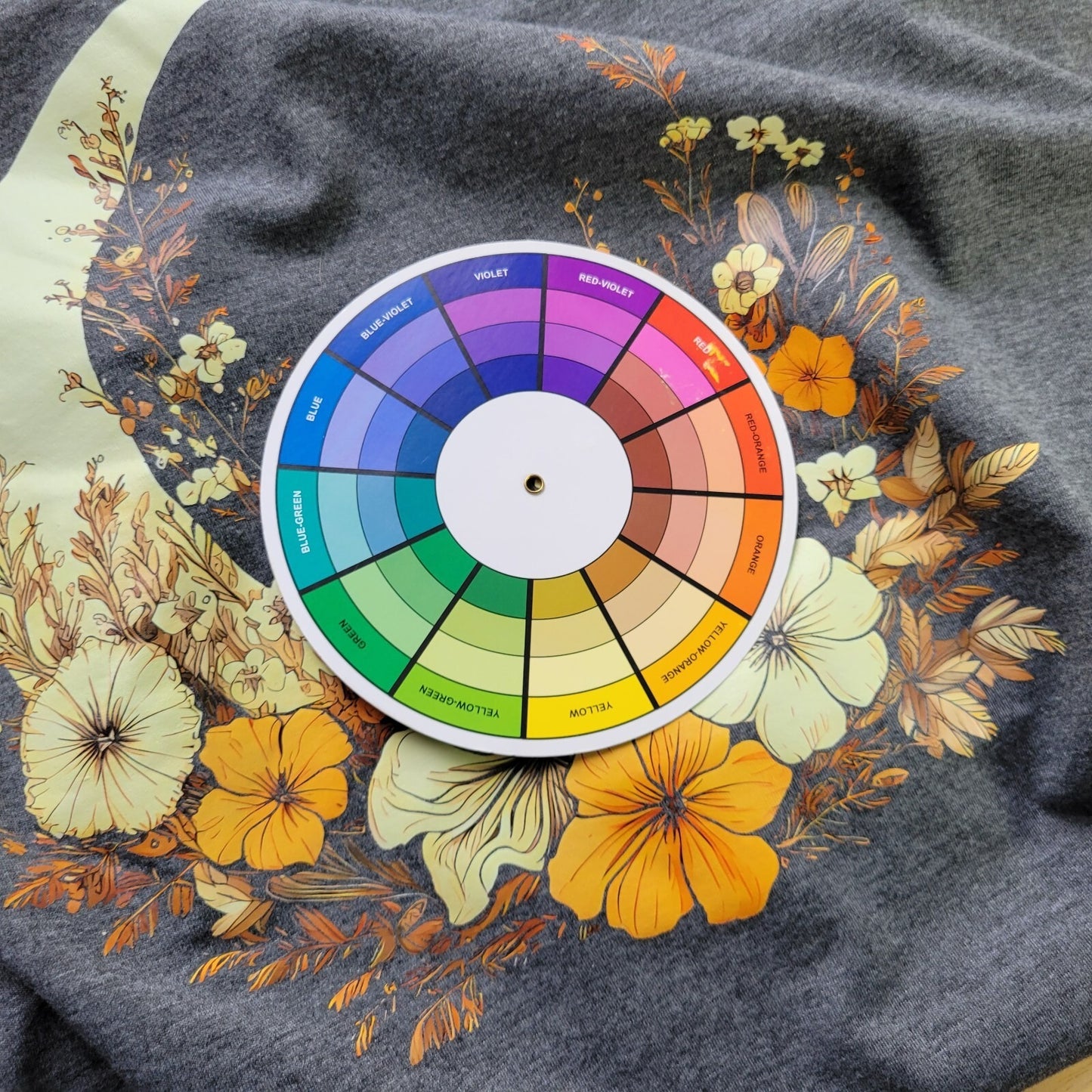 Shein Curve Womens Top 3XL Tank Racerback Crescent Moon Gray Floral Lightweight