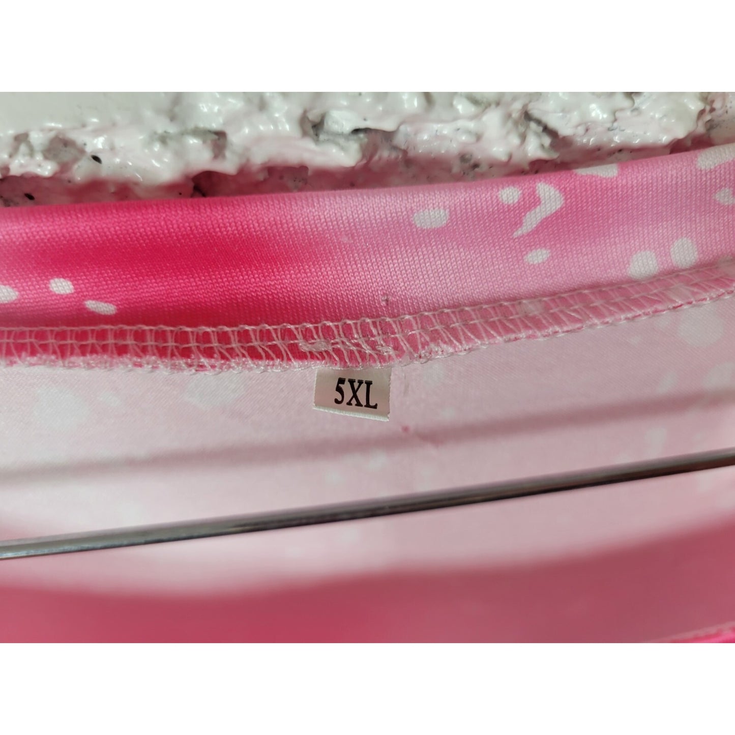 Shein Womens Top 5XL Plus Tee Short Sleeve Pink Animal Print Mama Mom Polyester