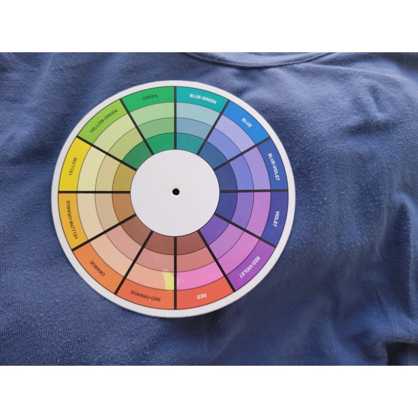 Roamans Womens Top 3X Plus Short Sleeve Blue Chiffon Hem Ruffle Rayon Blend