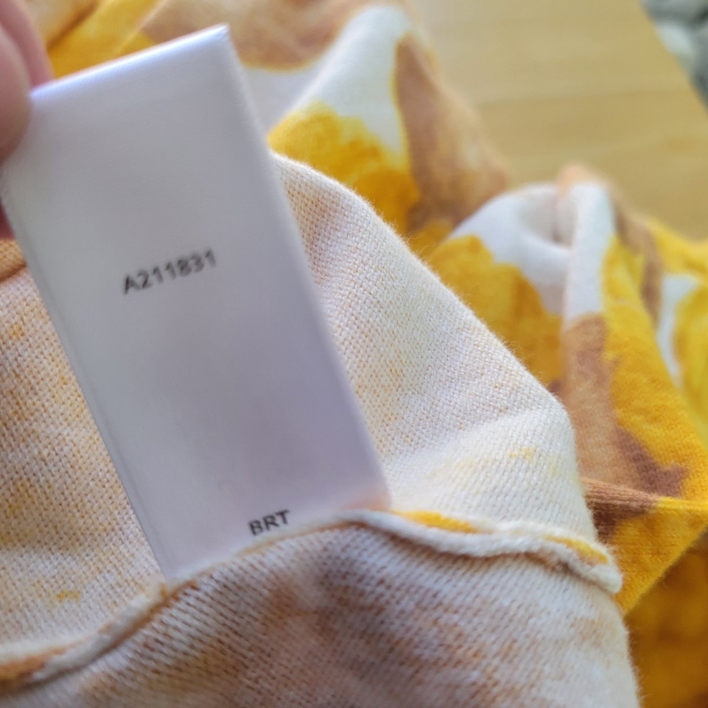 Liz Claiborne Womens Top Extra Large Long Sleeve Yellow Floral Knit Cotton Blend