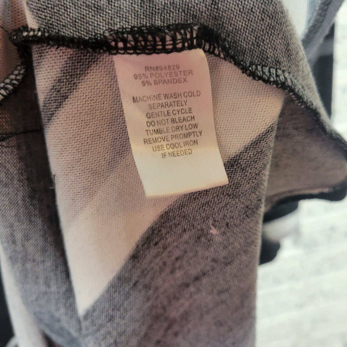 Derek Heart Womens Dress 2X Plus Sweater Mini Black Gray Stripe Comfy Poly Blend