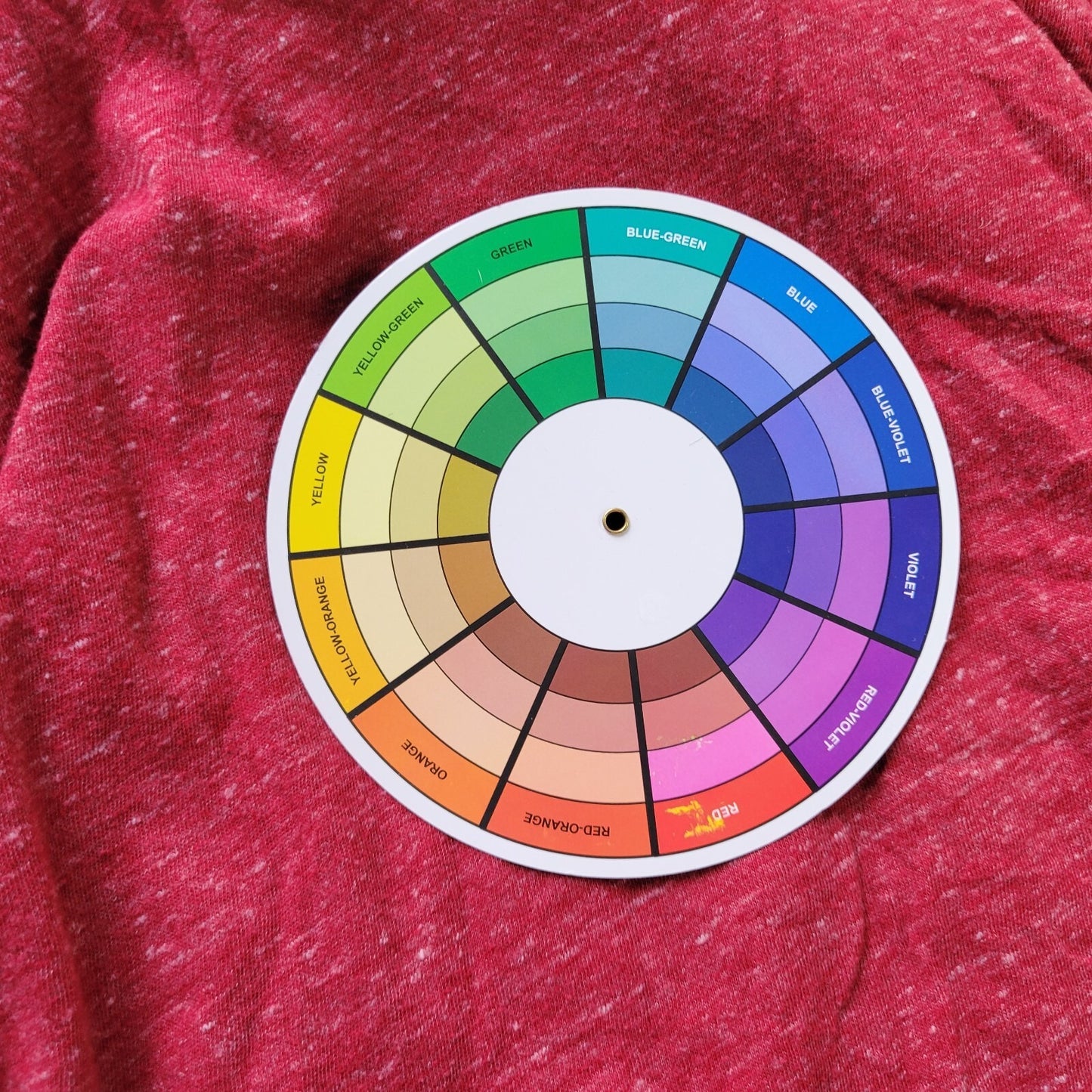 Sonoma Everyday Womens Top 1X Plus Tee Long Sleeve Red Cotton Blend Lightweight