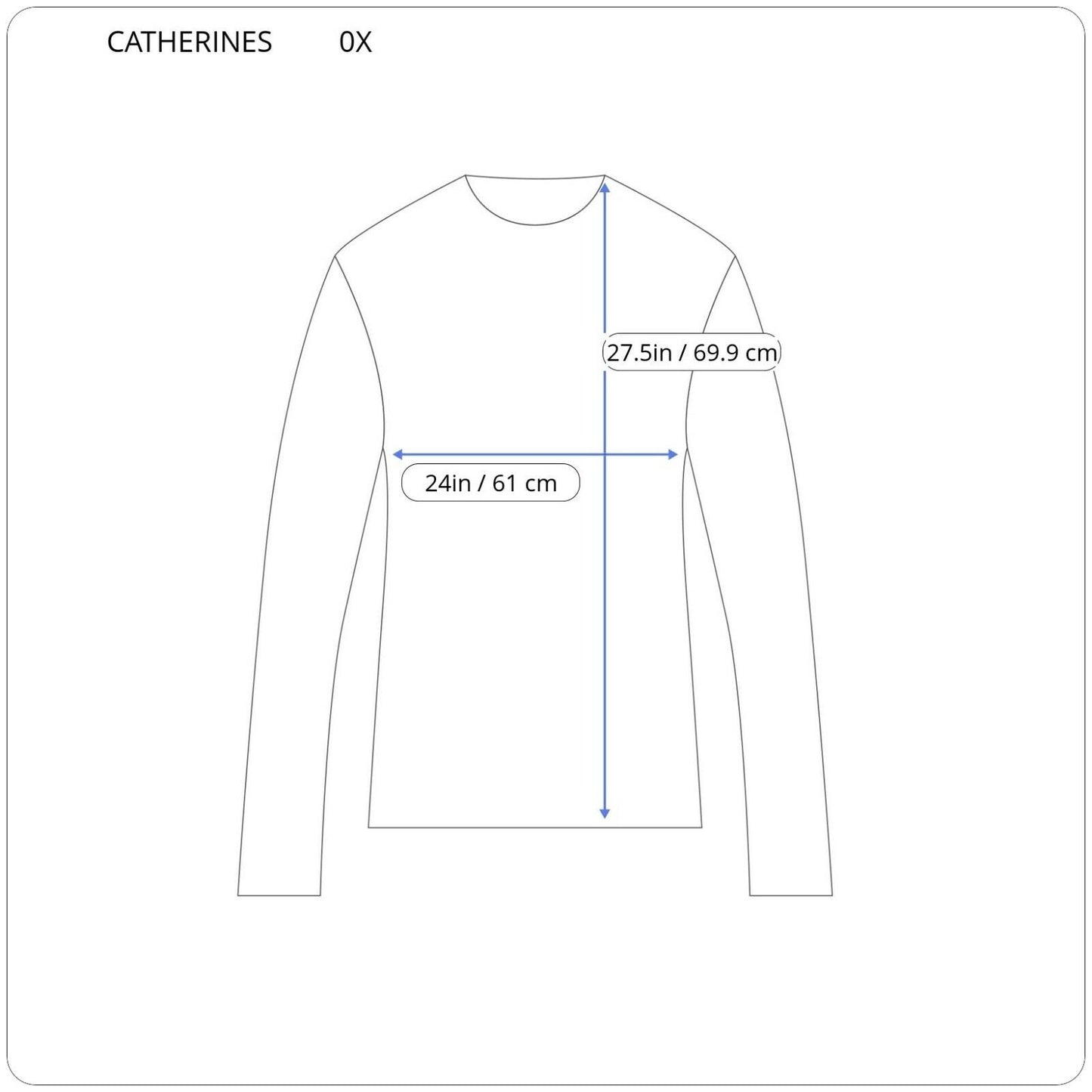 Catherines Womens Top 0X Plus Long Sleeve Blue Floral Sheer Crinkle Crepe Office