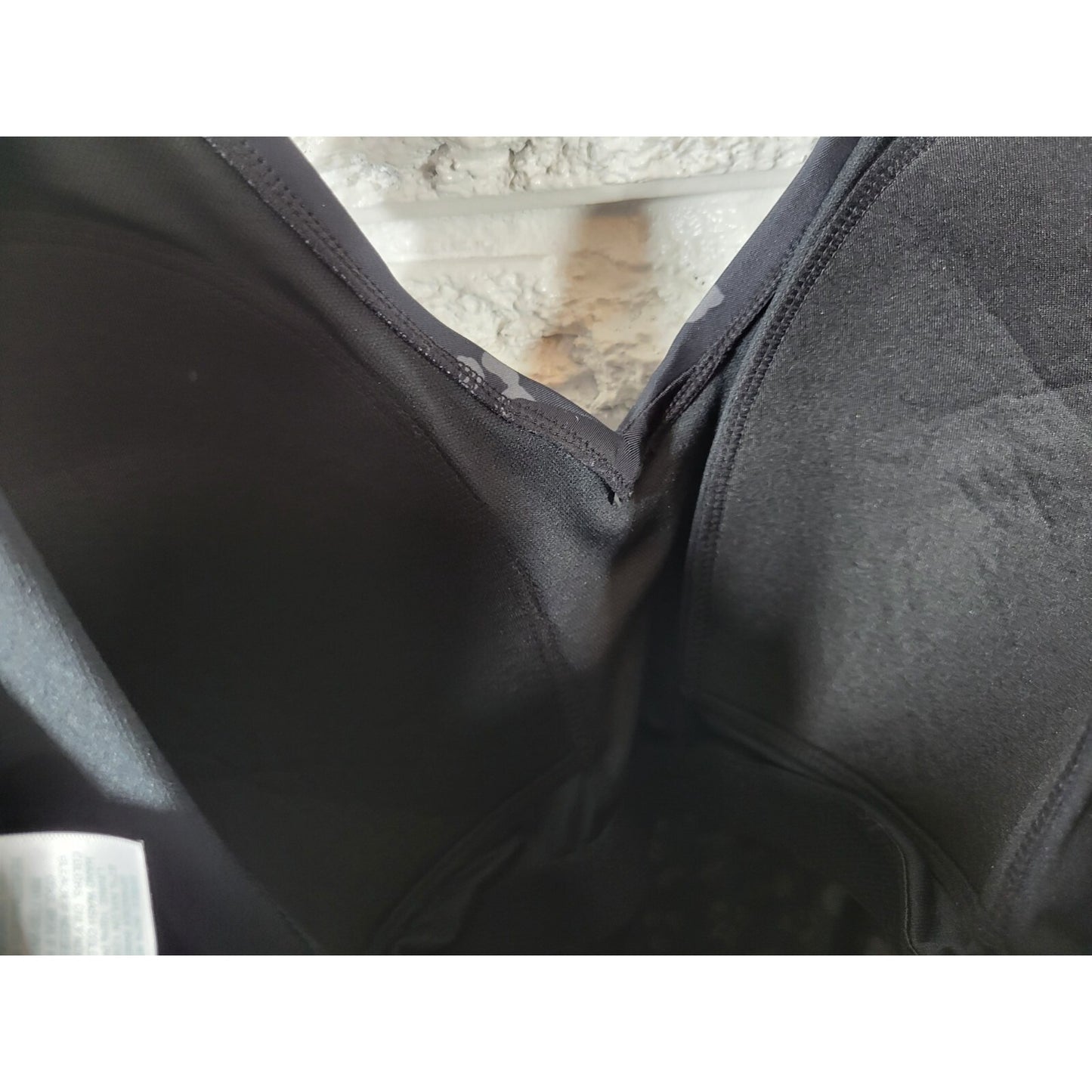 Kona Sol Womens Swimsuit 20W Plus One Piece Black Animal Print Spaghetti Bra