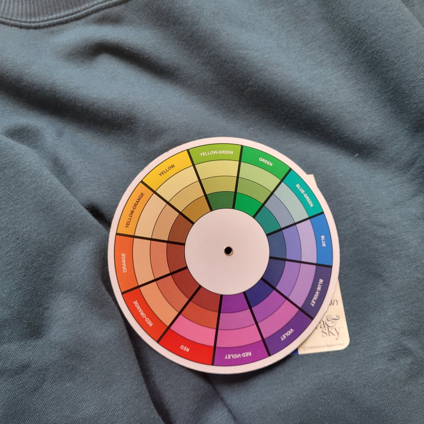 Terra Sky Women Sweatshirt 4X 28W 30W Plus Long Sleeve Blue Soft Relaxed Fit New