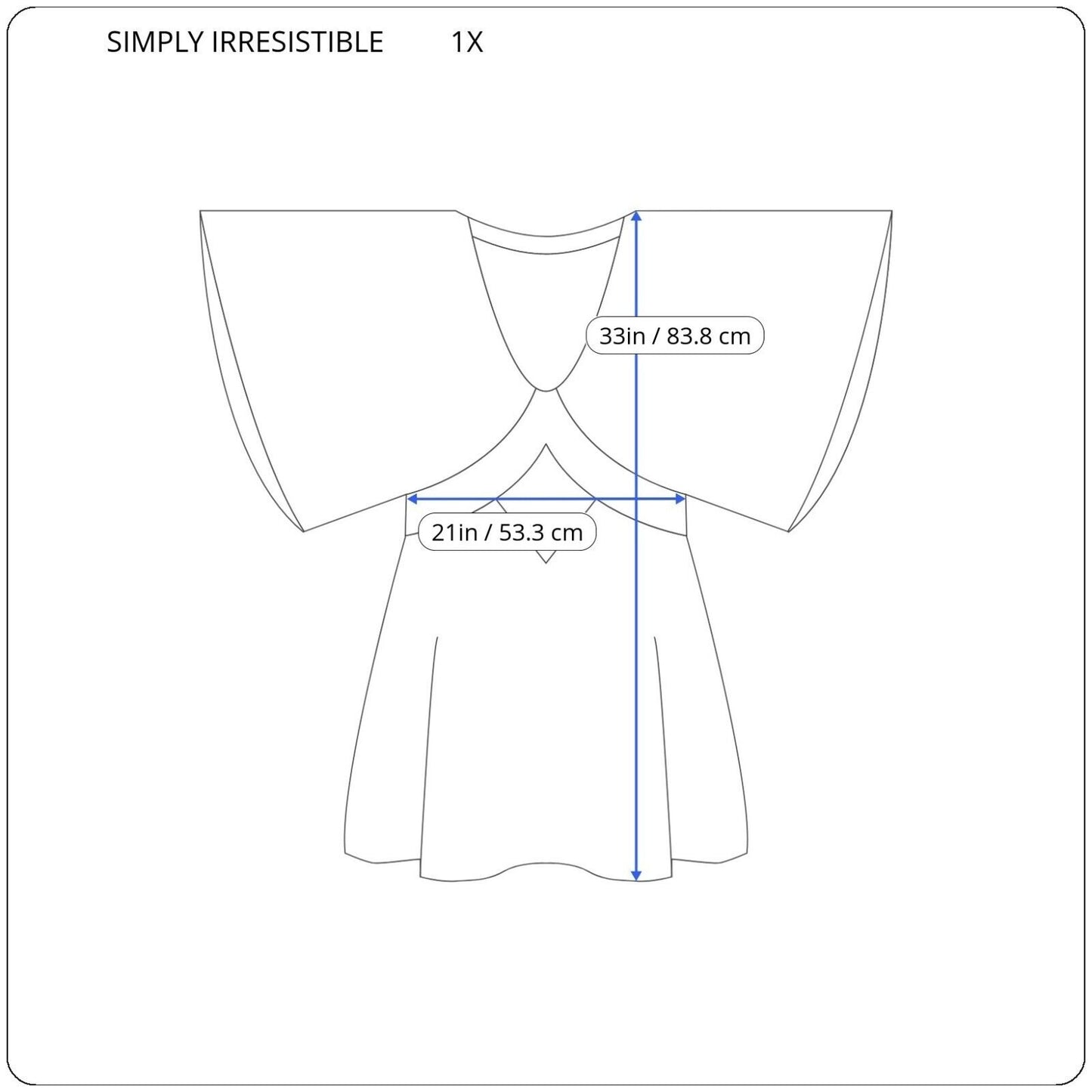 Simply Irresistible Womens Top 1X Plus Batwing Attached Cami Green Watercolor