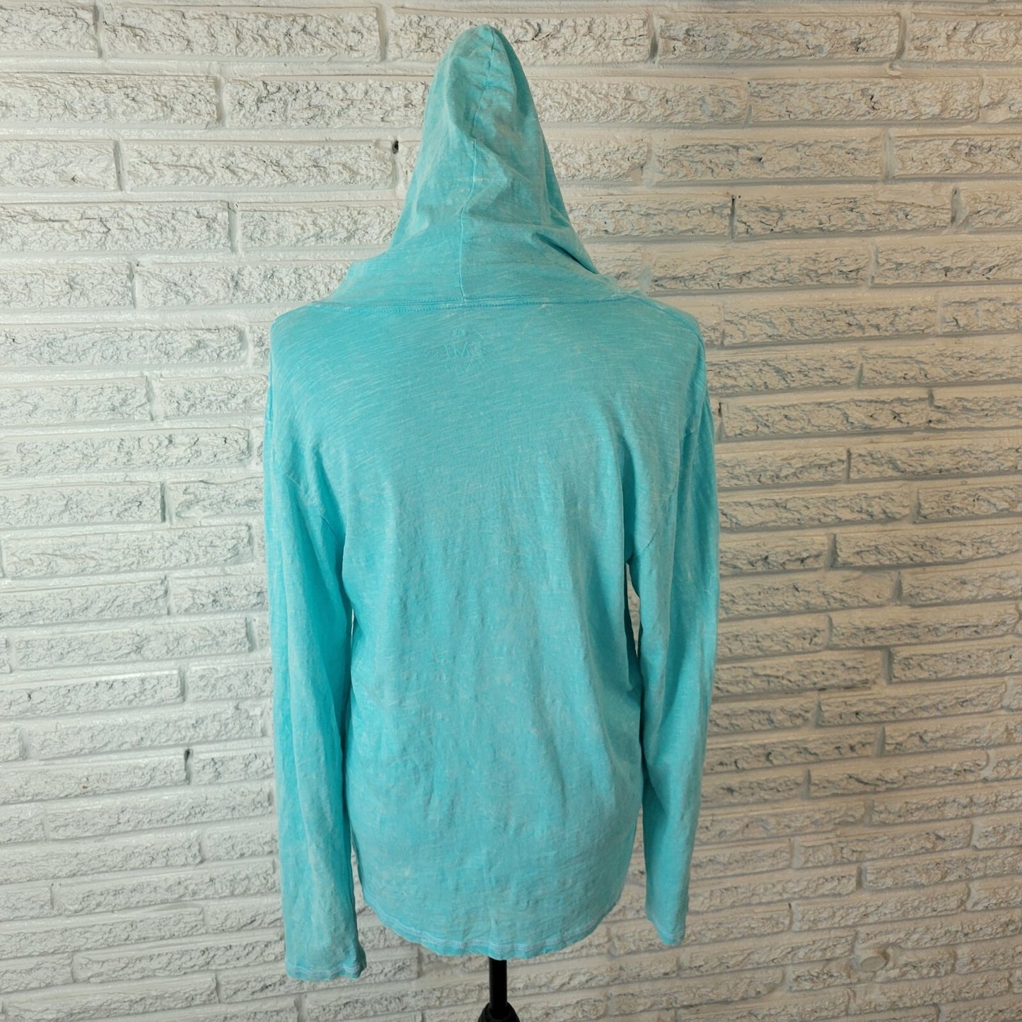 EMI Nashville Tennessee Womens Top XL Tee Hoodie Lightweight Blue Cotton Casual