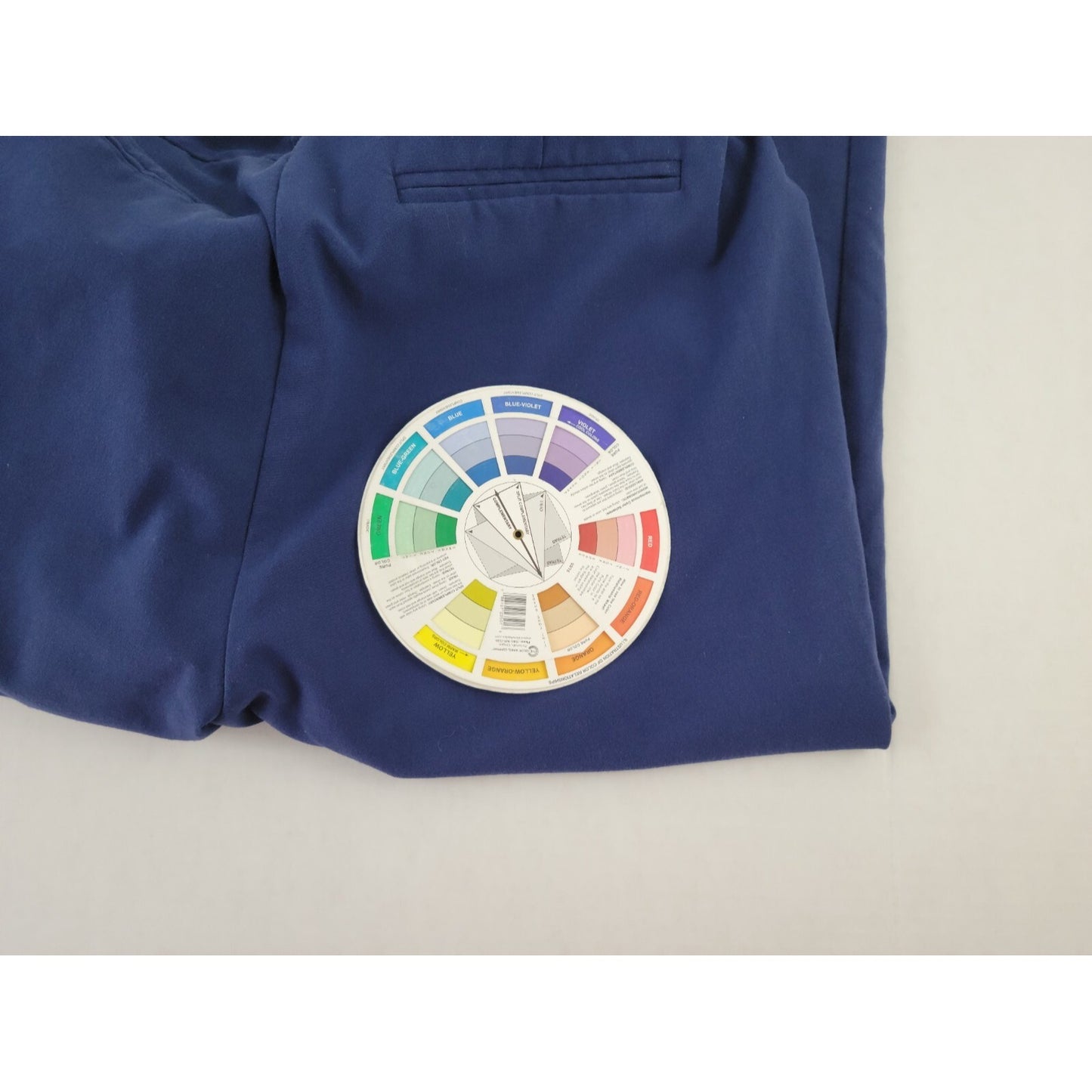 George Womens Pants 18 Plus Straight Leg Blue Short Inseam Polyester Blend