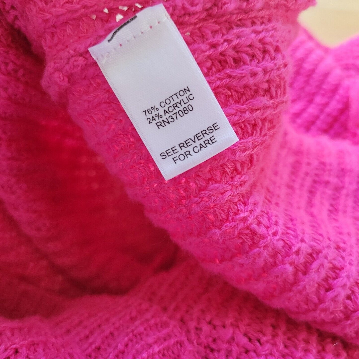 Cato Est 1946 Womens Sweater 22W 24W Plus Boho Pink Soft Semi Sheer Fringe Comfy