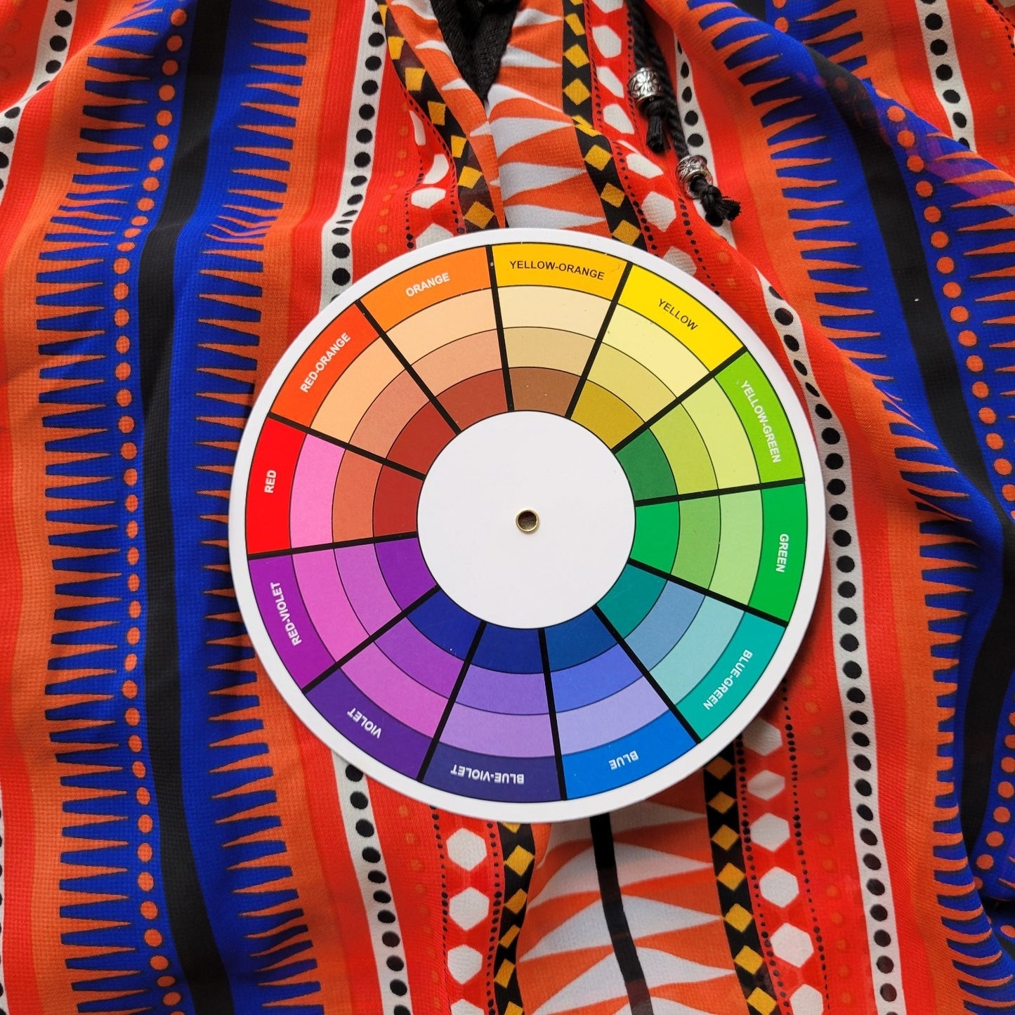 Zac Rachel Womens Top 1X Long Sleeve Orange Geometric Polyester Sheer Keyhole