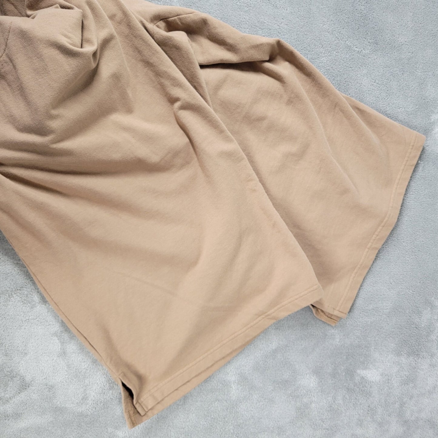 Denim Co Active QVC Womens Pants 3X Plus Capri Beige Pull On Comfort Pockets