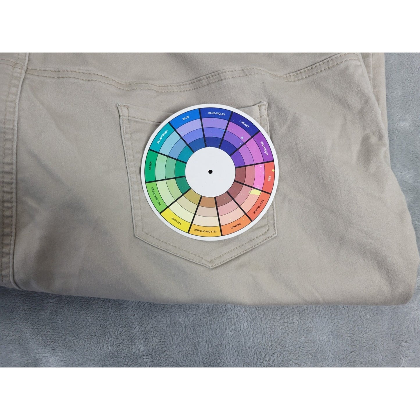 Catherines Sateen Womens Pants 30W Plus Capri Beige Cotton Blend Zip Comfy