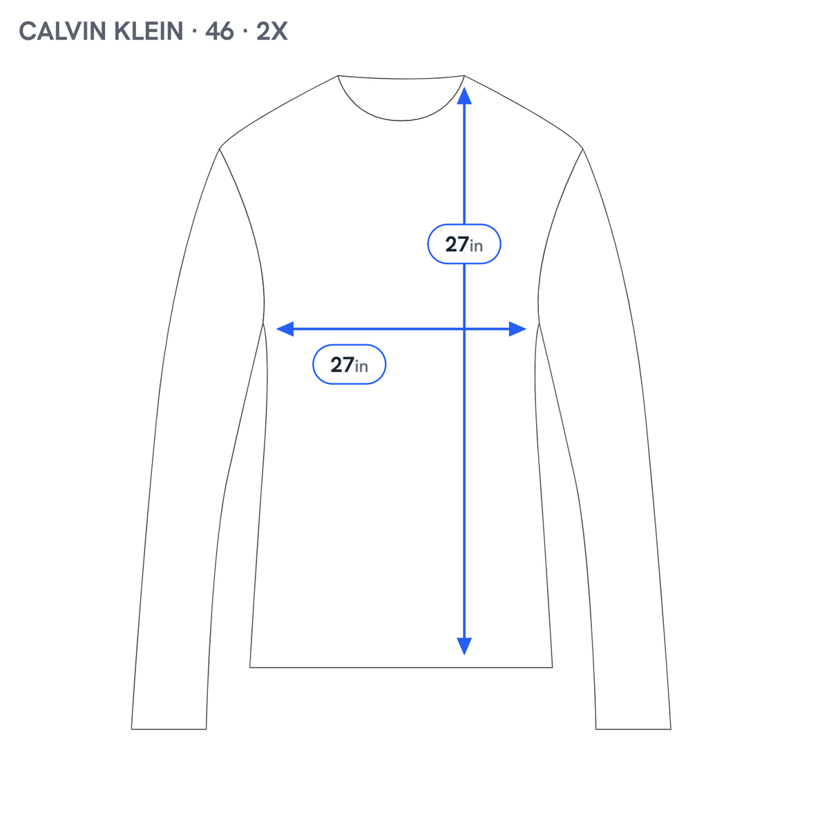 Calvin Klein Red Pullover Blouse Women's Plus Size 2X Long Sleeve Stretch RED9E