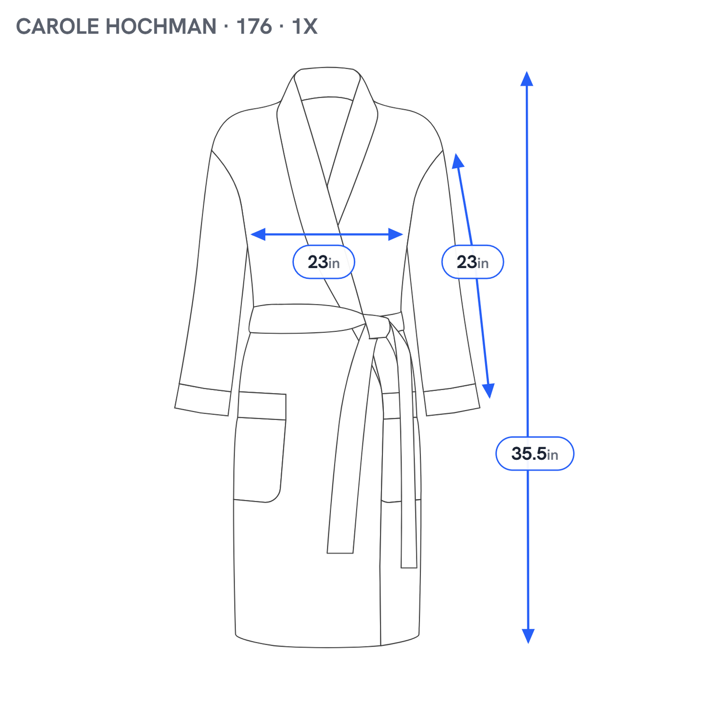 Carole Hochman 1X Burgundy Long Sleeve Robe Belted Plush Loungewear SWE93E