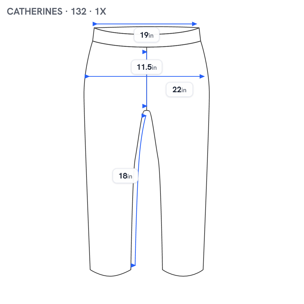 Catherines 1X Pants Womens Plus Black Capri Comfort Fit Pull On Pocket BLA1E