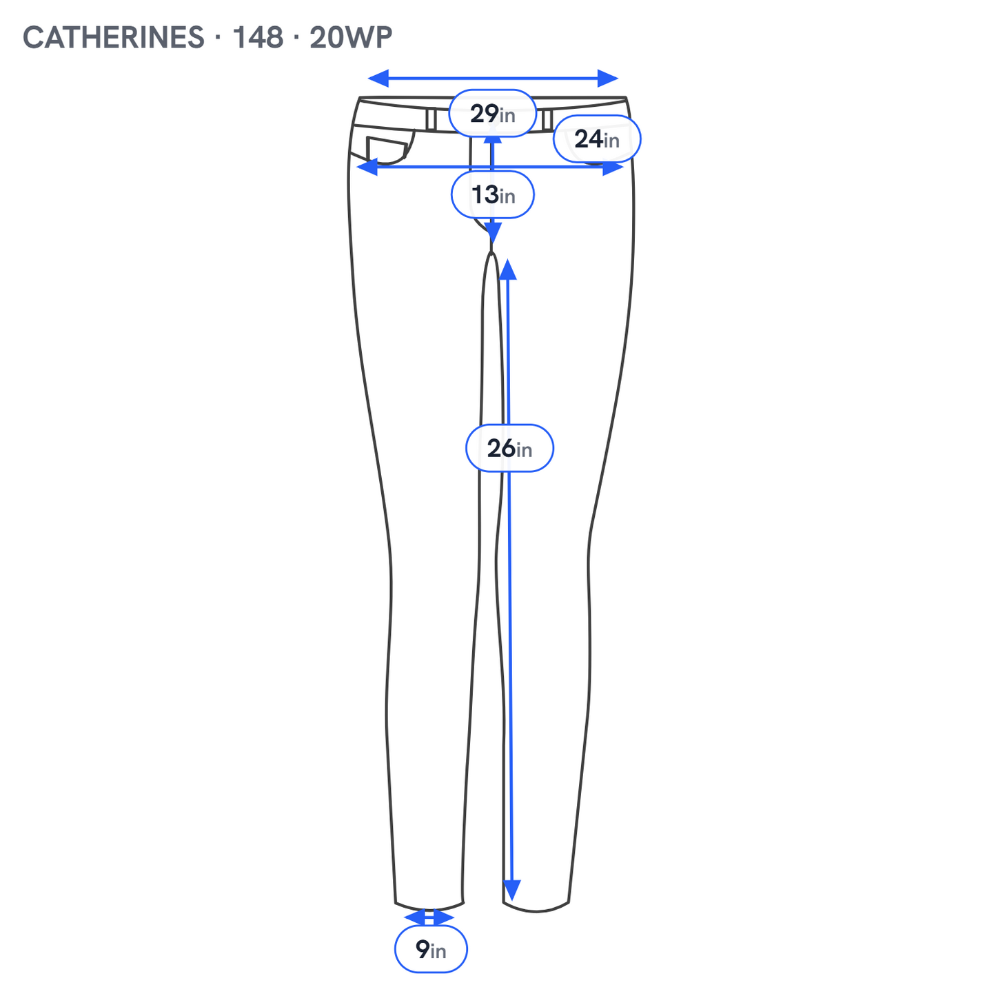 Catherines Right Fit Curvy Jeans 20WP Womens Black Straight Leg Stretch SL86E