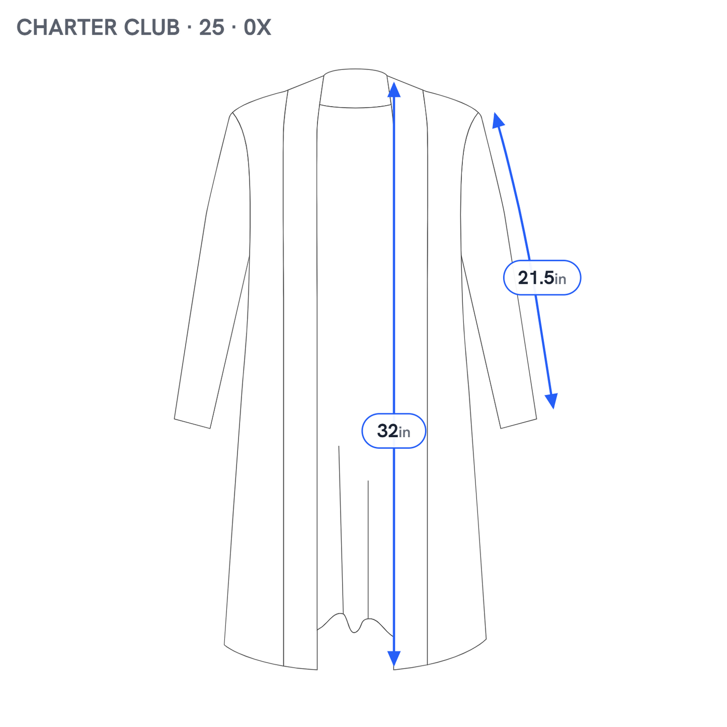 Charter Club Open Sweater Womens 0X Faux Leather Trim Knit Cardigan Zip SWE49E