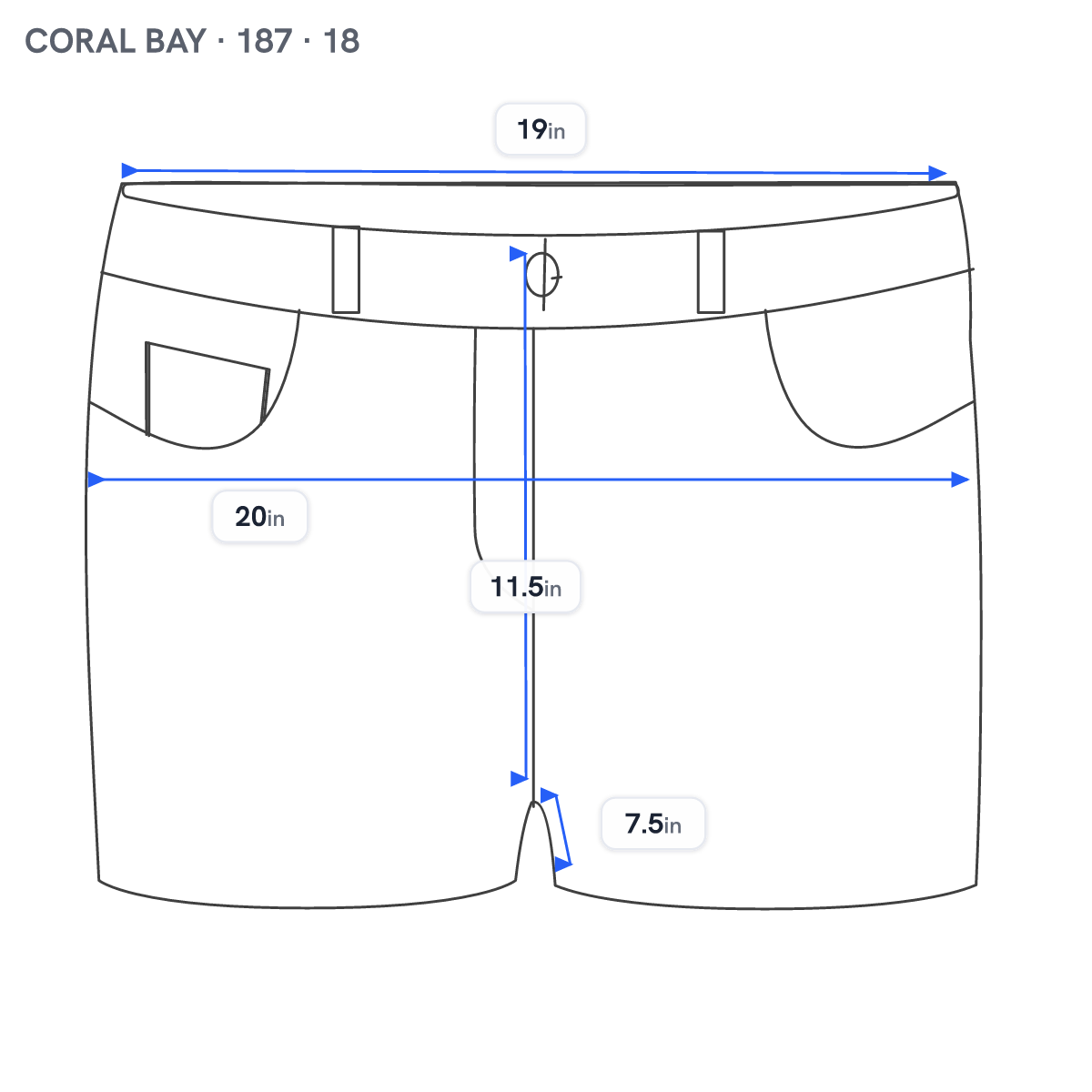 Coral Bay 18 Beige Gray Geometric Shorts Stretch Elastic Waist Chino GEO95E