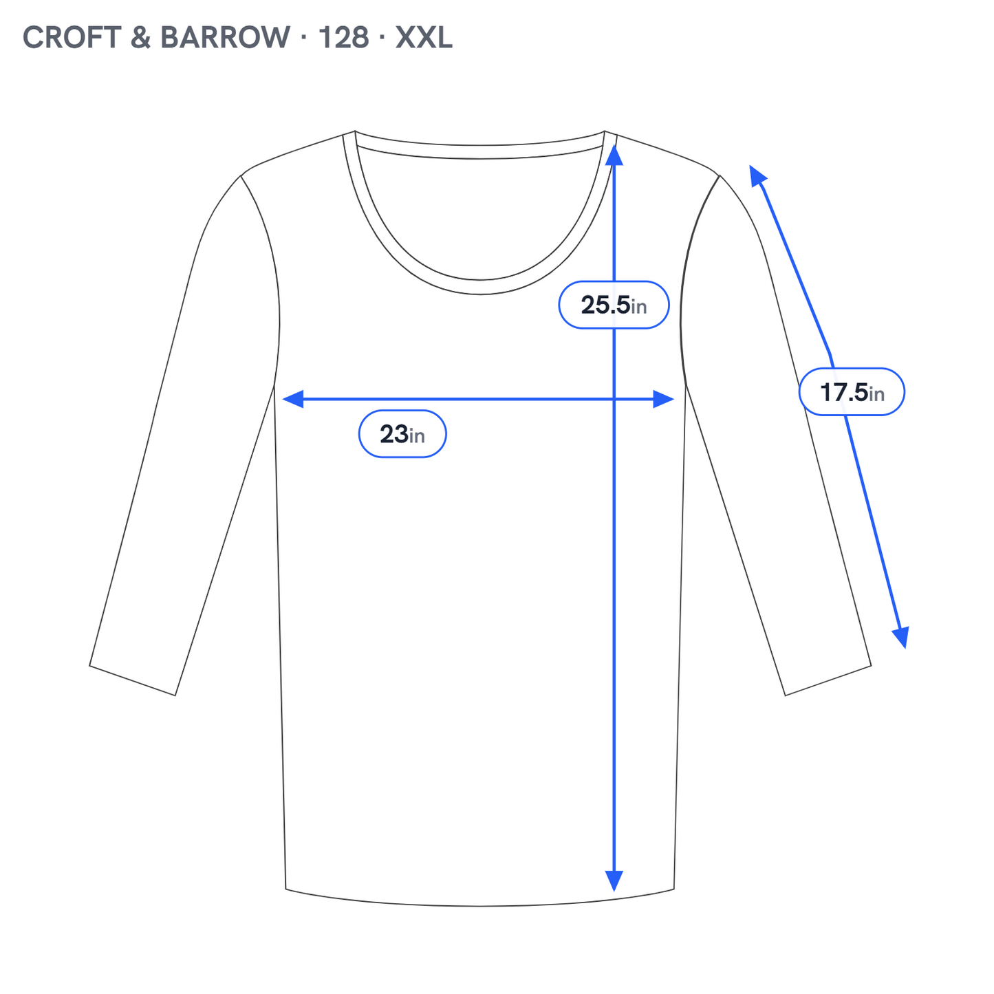 Croft & Barrow XXL Blue Geometric Keyhole Plus Size Rayon Stretch Top GEO177E