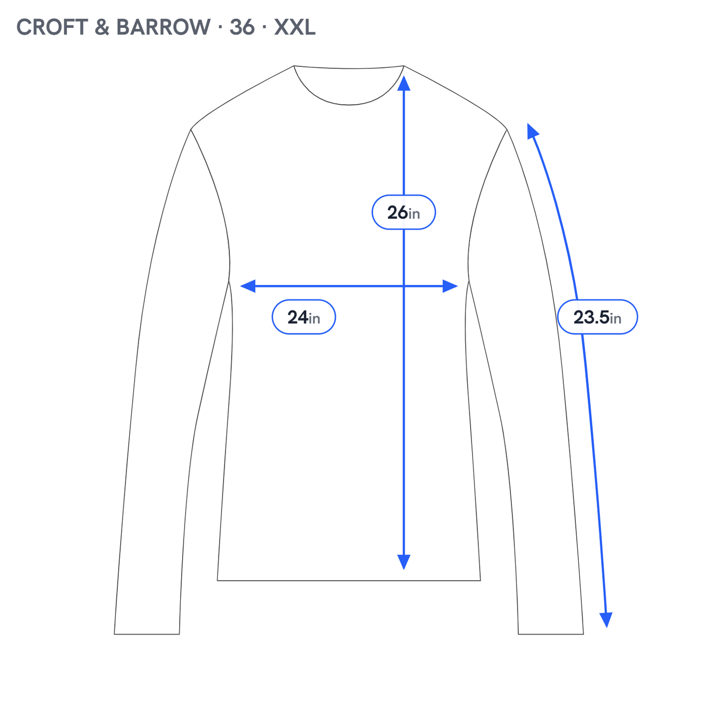 Croft & Barrow Womens Tee 2XL Plus Gray Penguins Print Long Sleeve V-Neck GRA89E