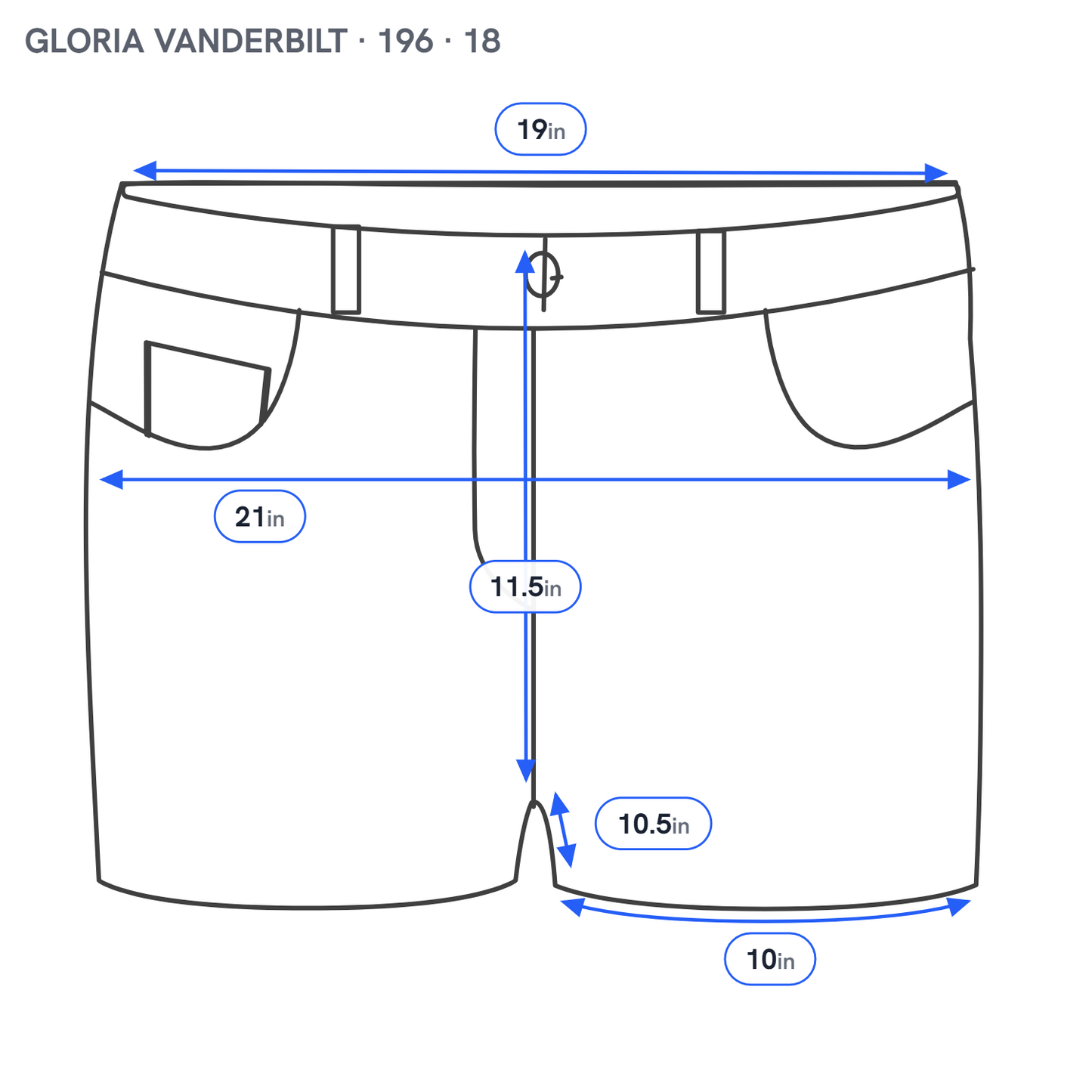 Gloria Vanderbilt Shorts 18 Plus Womens Off White Casual Elastic Waist WHI9E