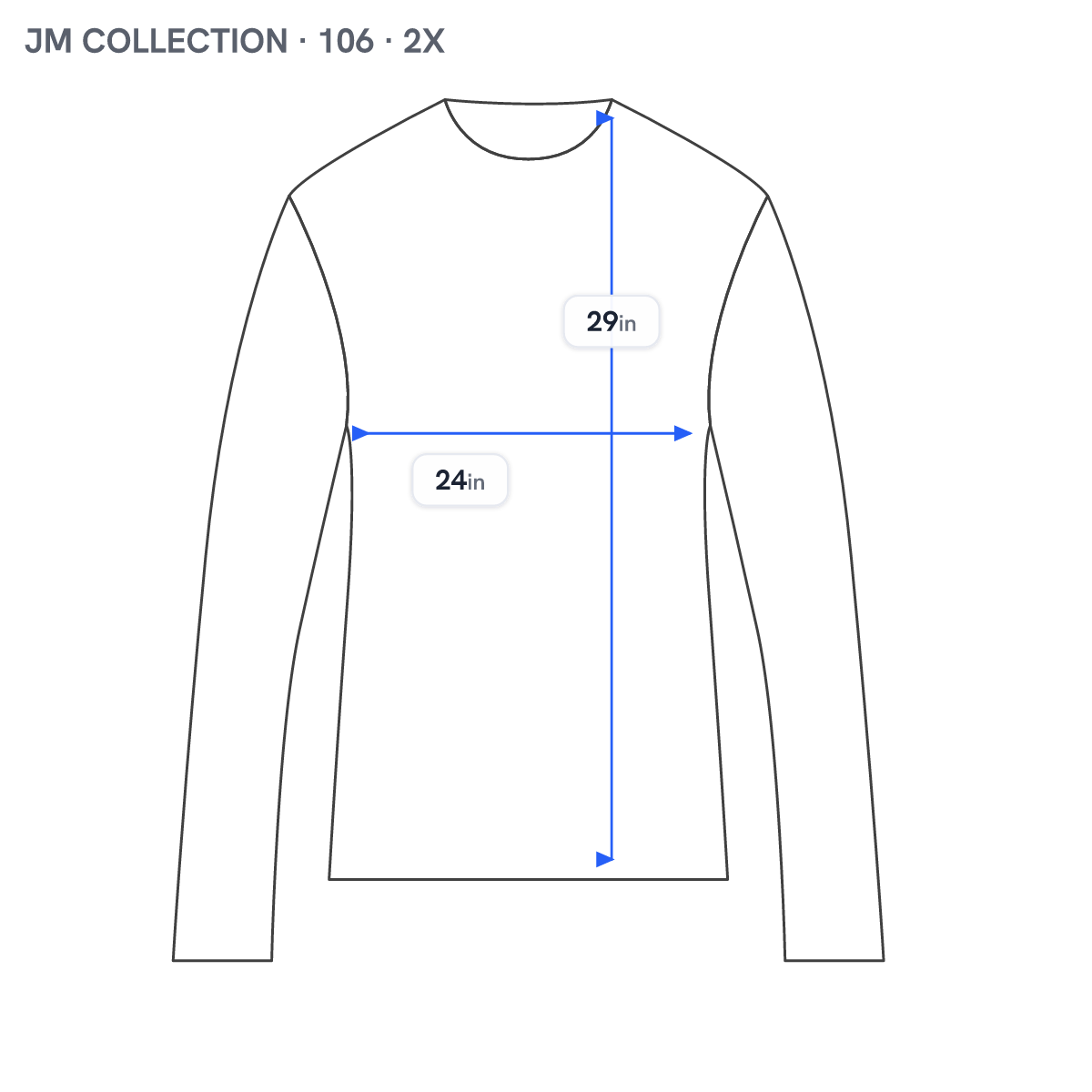 JM Collection 2X Floral Embroidered Blouse Top Round Neck Stretch FLO207E