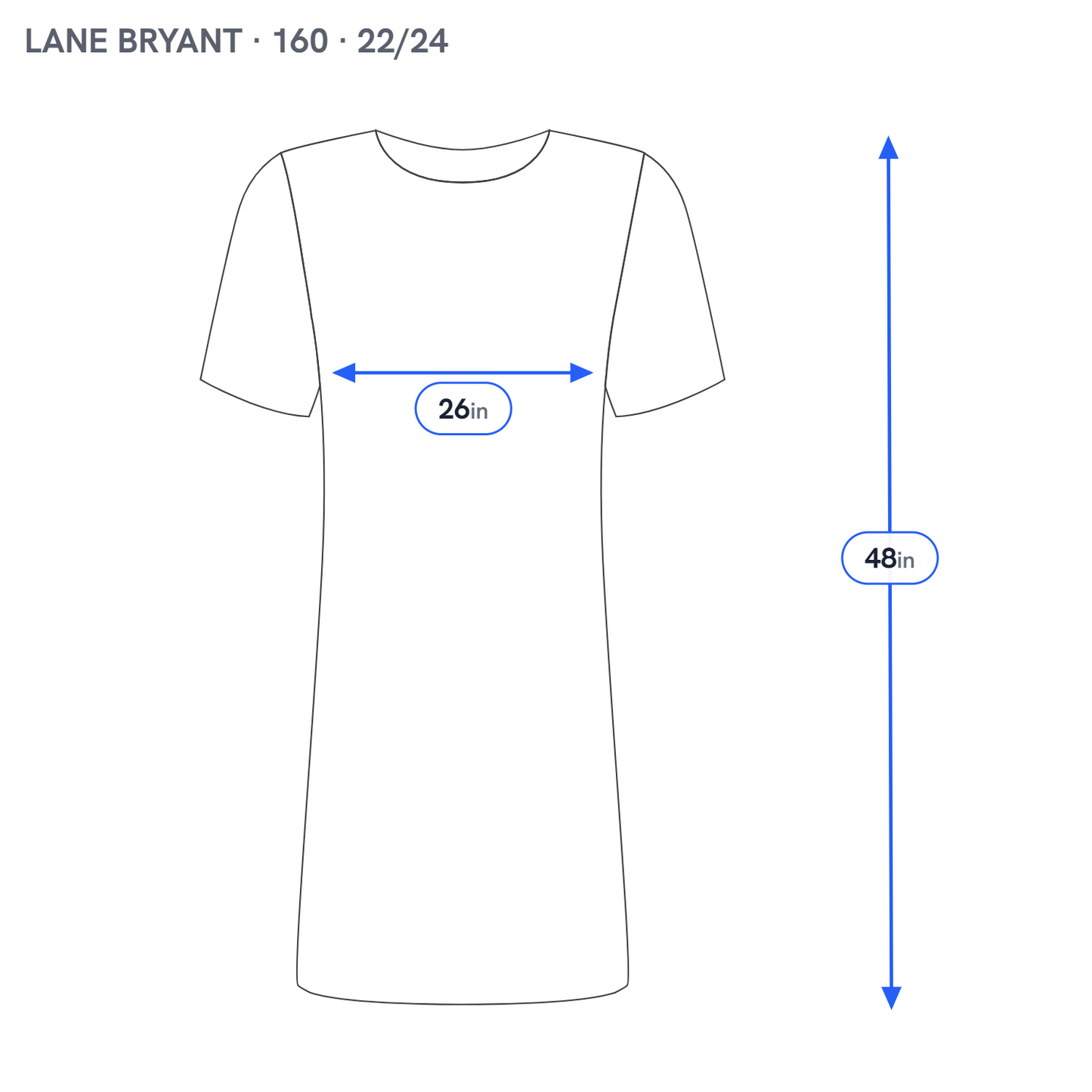 Lane Bryant Blue White Striped Asymmetric Hem Dress XL Plus Short Sleeve STR9E