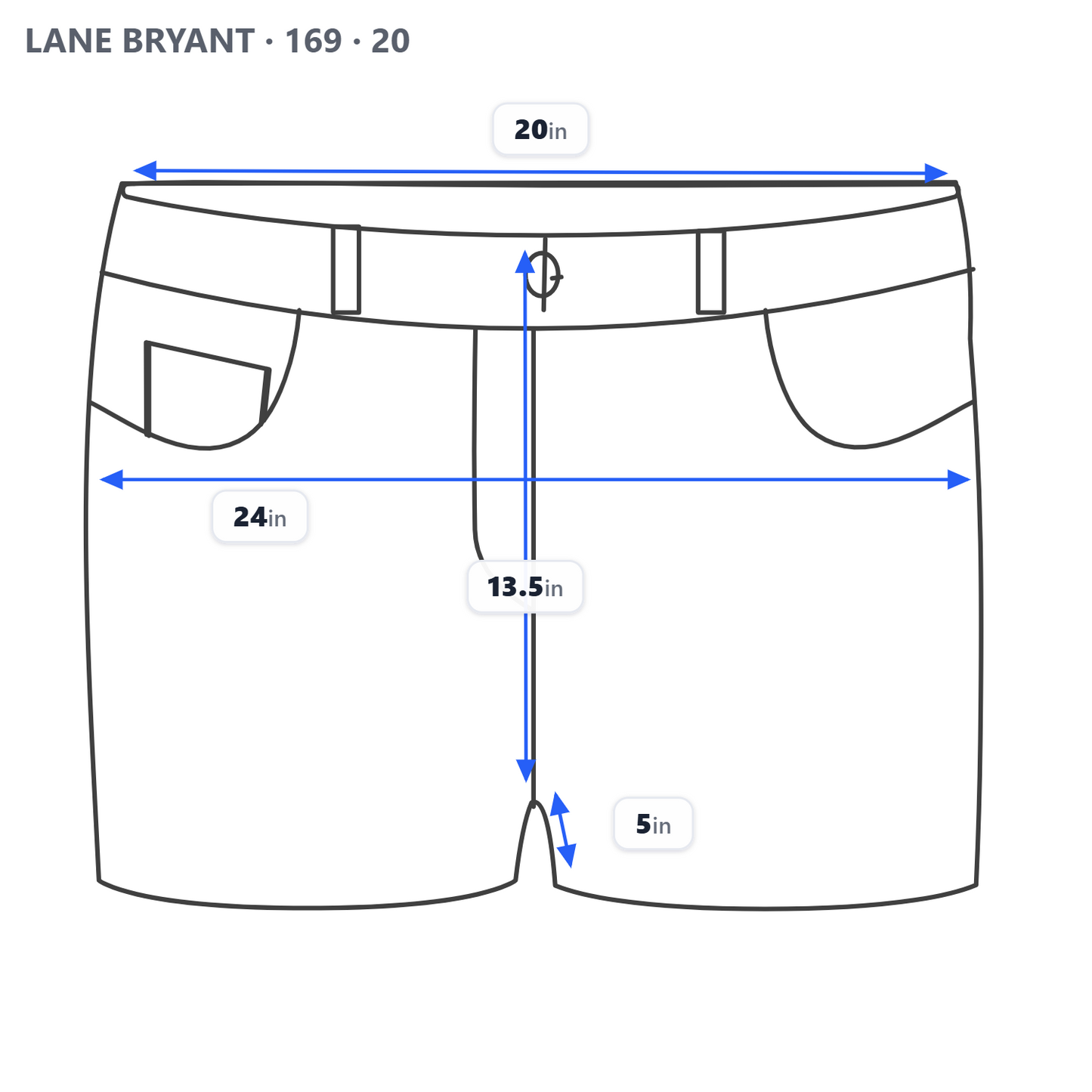 Lane Bryant Denim Shorts 20 Plus Paperbag Medium Wash Elastic Waist SHO4E
