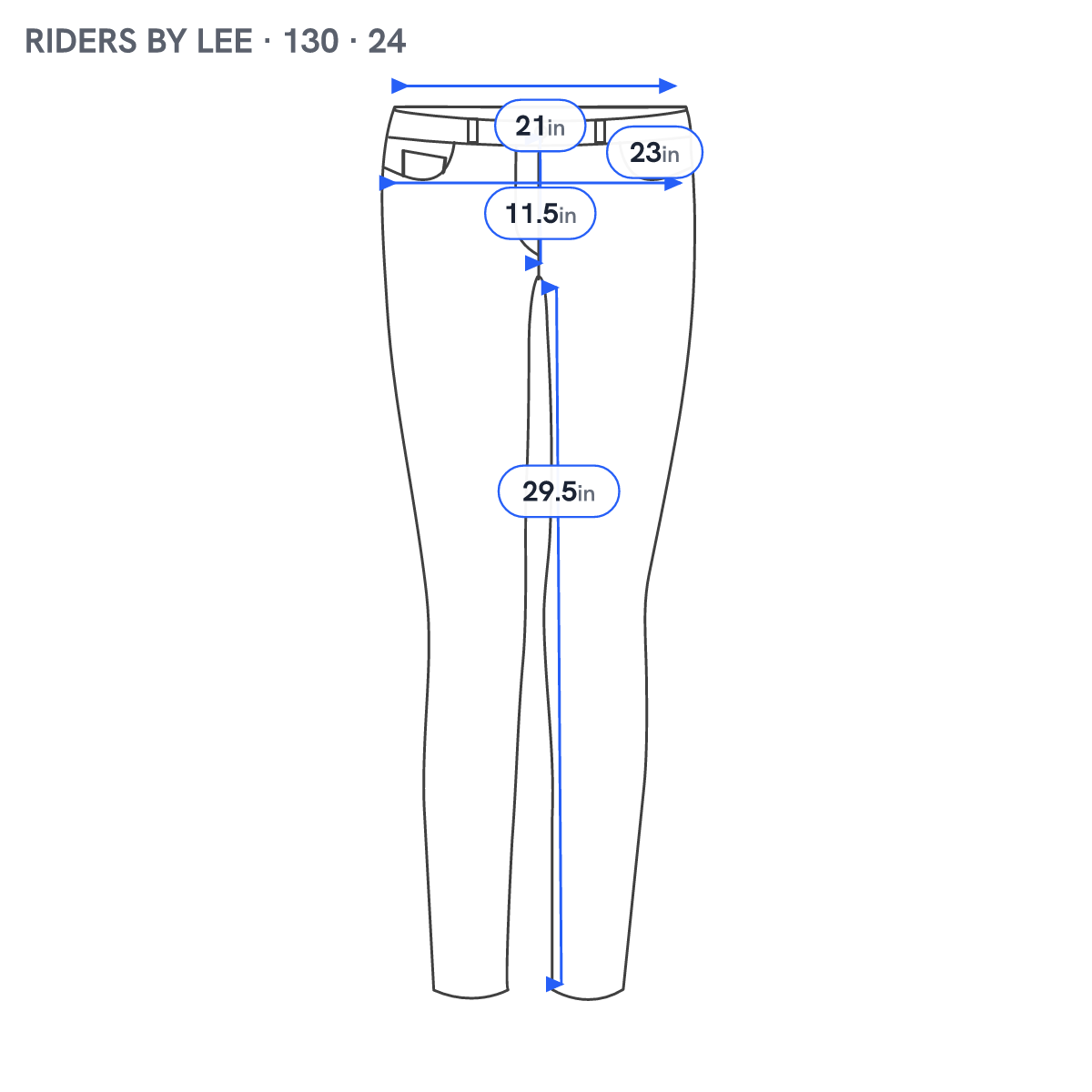 Riders by Lee Womens 24 Slim Straight Jeans Dark Wash Elastic Waist SL11E