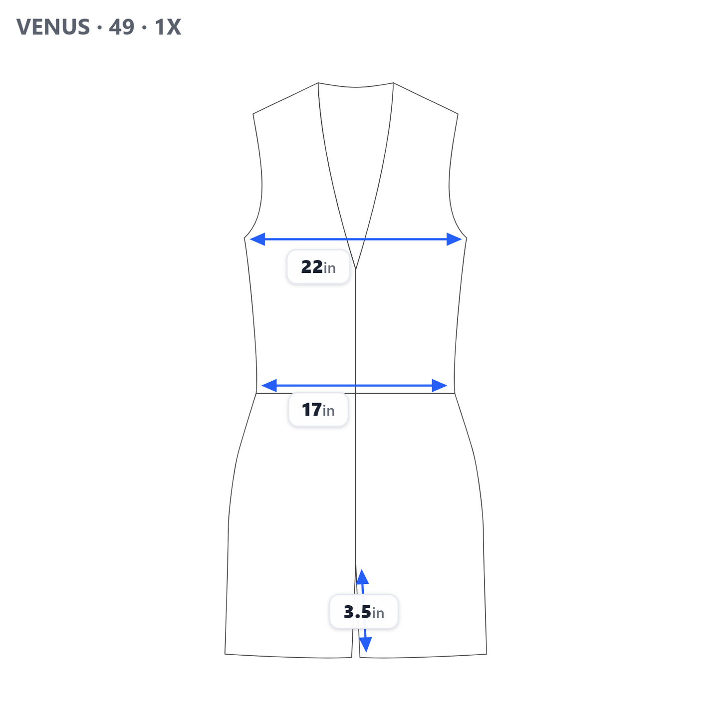 Venus Lascana Womens 1X Romper Blue Floral Sleeveless Elastic Waist FLO83E