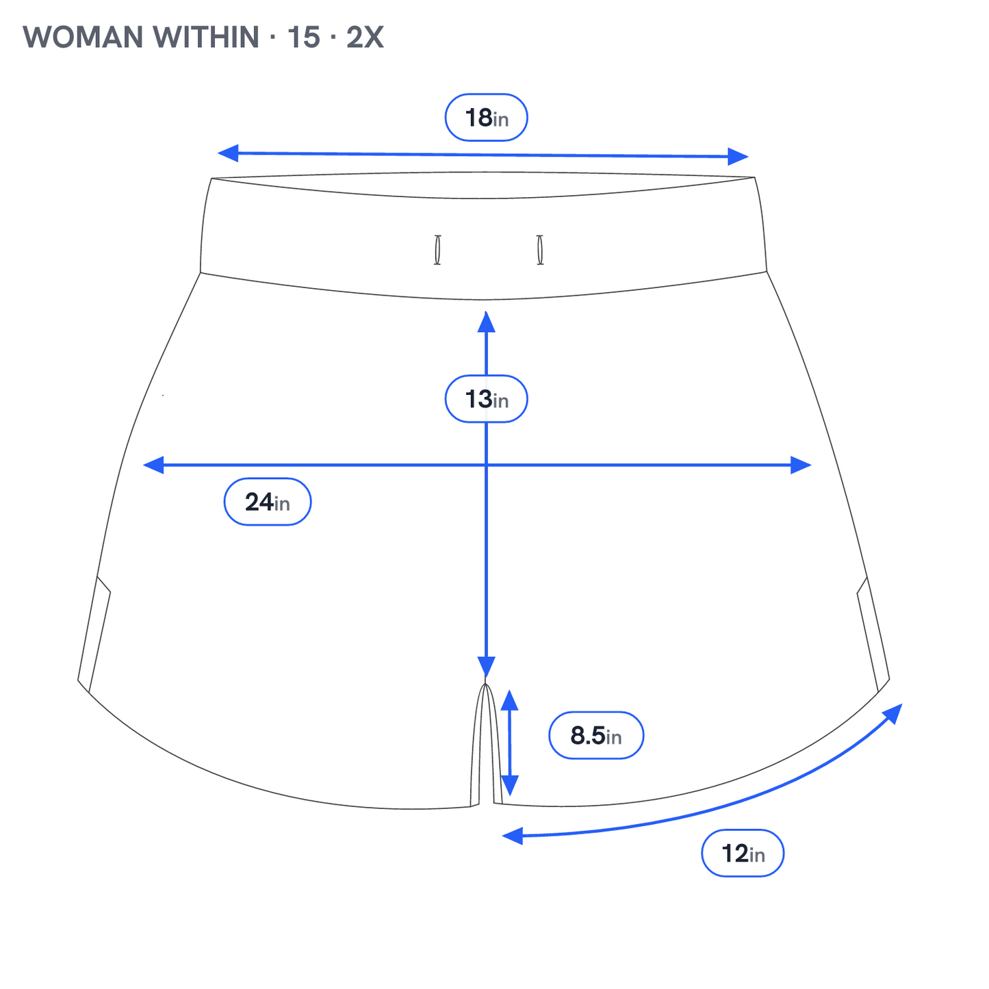 Woman Within Shorts Womens 2X Green Elastic Waist Pockets Pull On Athletic GRE4E