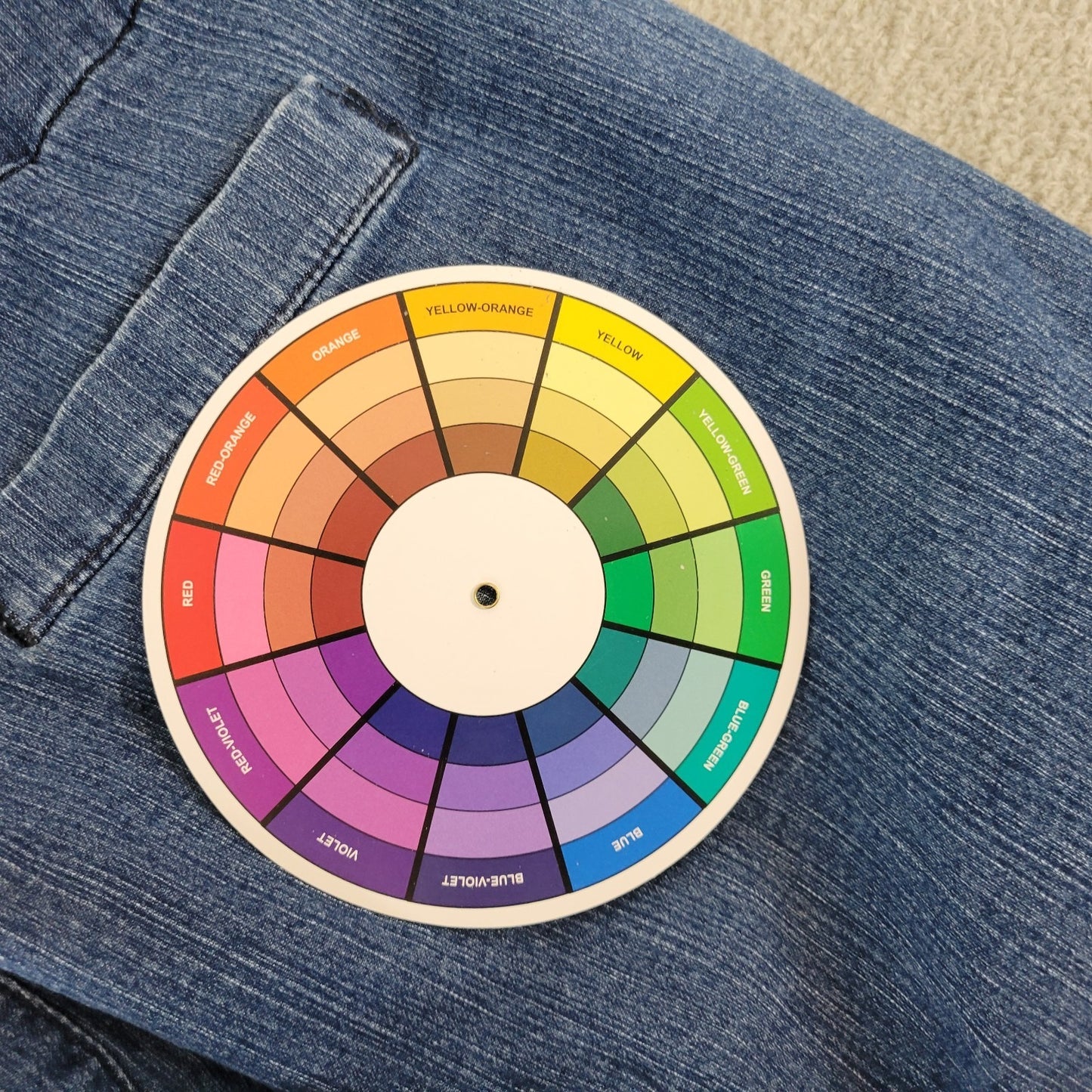 Chic Women Jeans 18 Plus Capri Pull On Medium Blue Denim Wash Cotton Blend Comfy