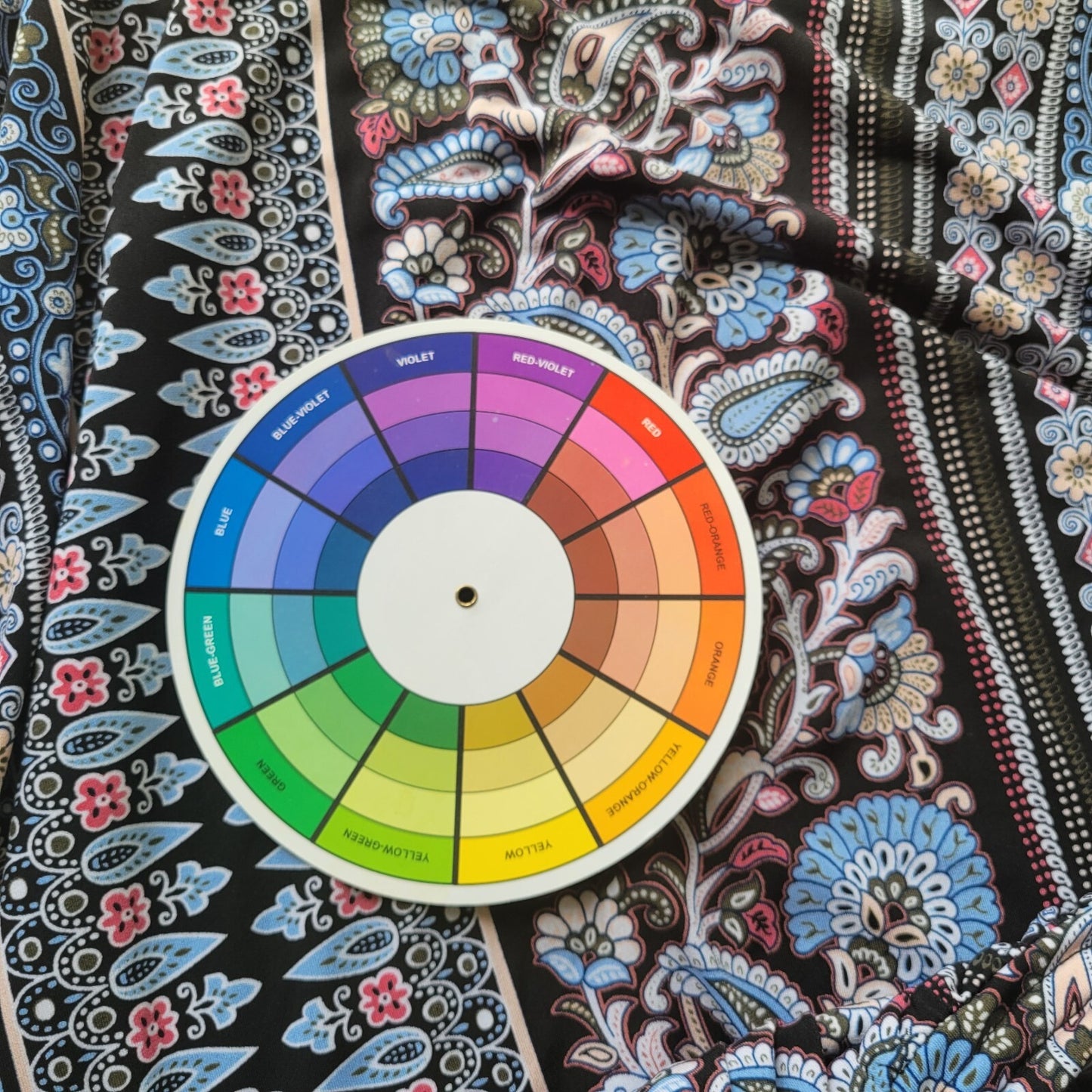 Liz Claiborne Womens Top 2X Plus Short Sleeve Blue Paisley Keyhole Poly Blend