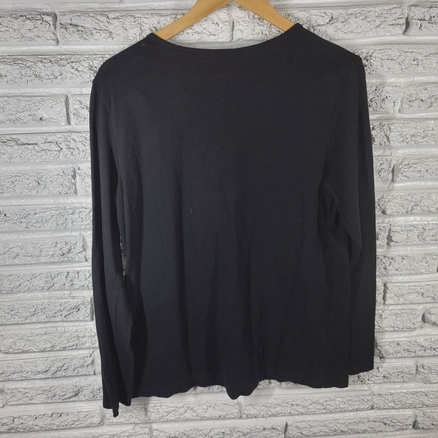 Halloween Womens Top Extra Large XL 16 18 Tee Witch Famous Black Wicked Glitter