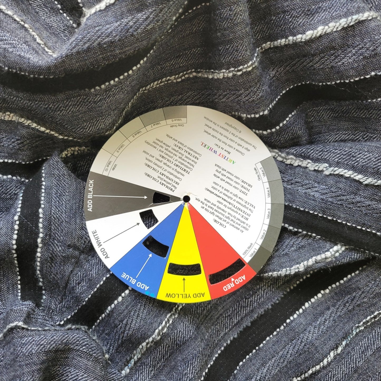 Pure Jill Womens Top XLP 3/4 Sleeve Woven Gray Stripe Lightweight Cotton Blend