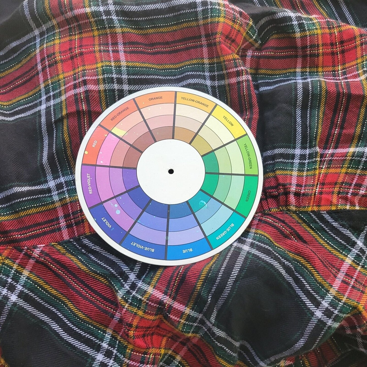 Maurices Womens Top Extra Large XL Long Sleeve Red Plaid Metallic Thread Pocket