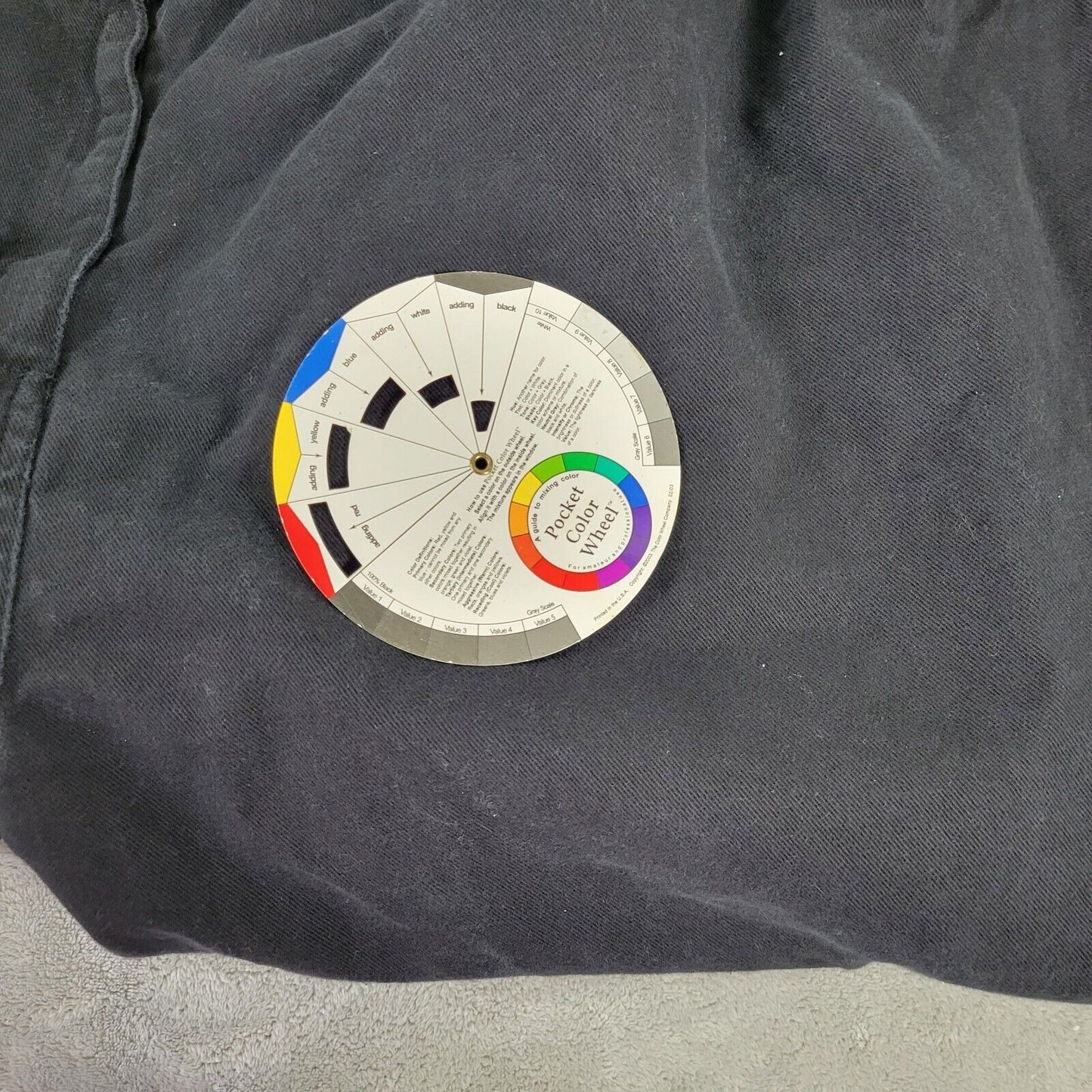 Woman Within Womens Jeans 34W Plus Straight Leg Black Denim Cotton Zip Fly Comfy