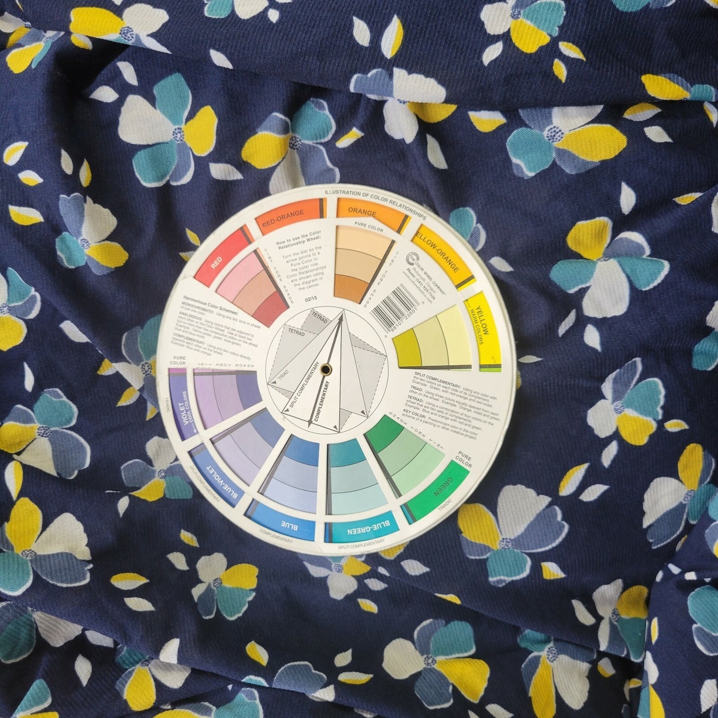 Style & Co Womens Top 3X Plus Long Elastic Sleeves Pullover Sheer Blue Floral