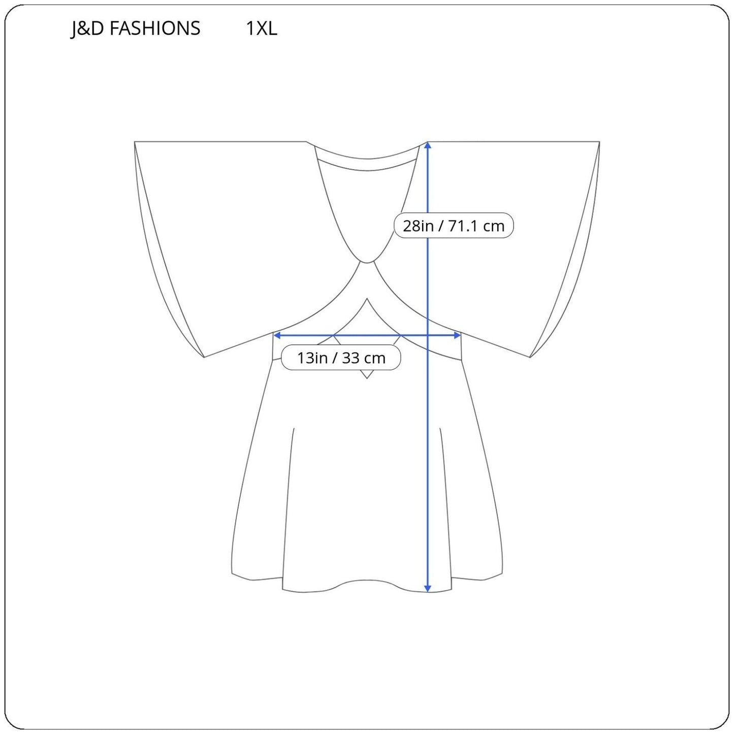 J & D Fashions Womens Top 1XL Batwing Sleeve Green Black Watercolor Crochet Neck