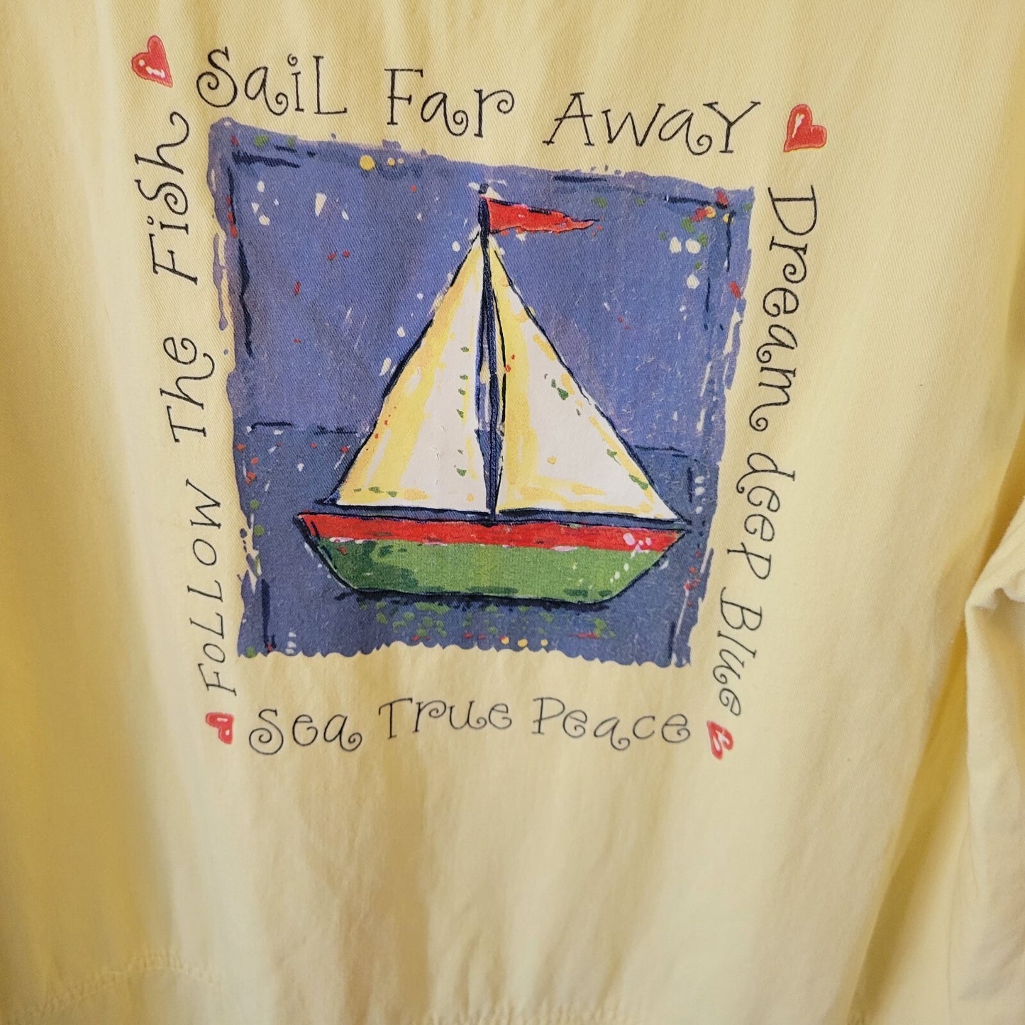 Gemini II Womens Dress 1X Plus Short Sleeve Mini Sailboat Pockets Casual Cotton