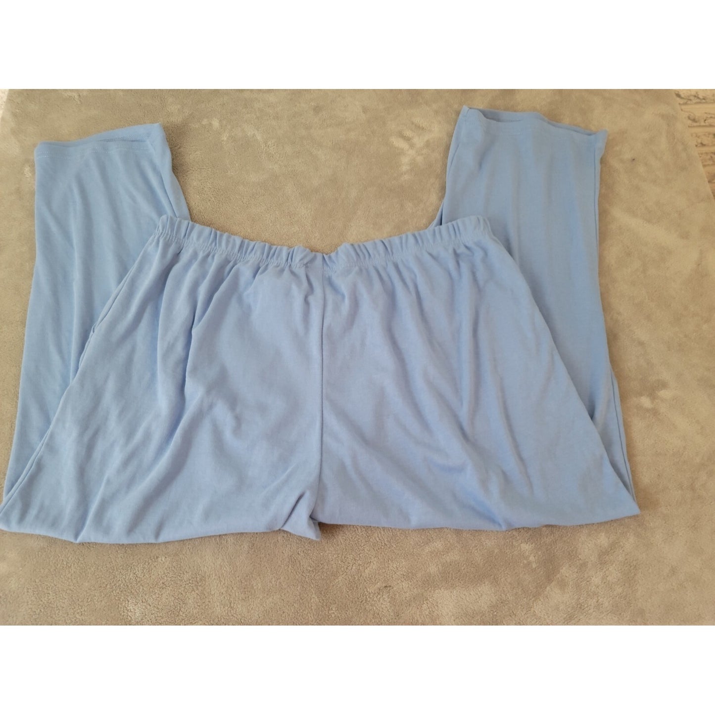 Woman Within Women Pants 3XP Plus Petite Jogger Blue Comfort Waist Loungewear