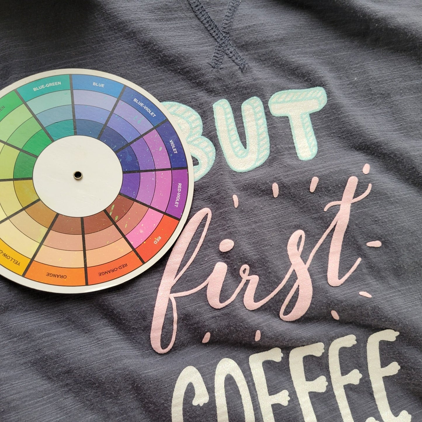 Secret Treasures Women Top 2X Plus Tank Pajama But First Coffee Lightweight Gray