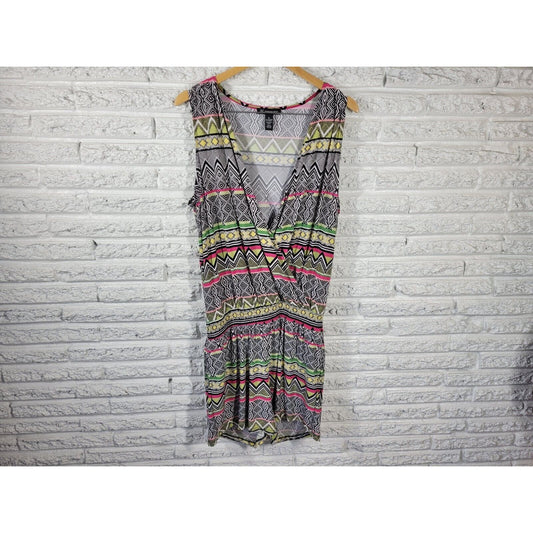Inc International Concepts Womens Romper Extra Large XL Sleeveless Casual Black
